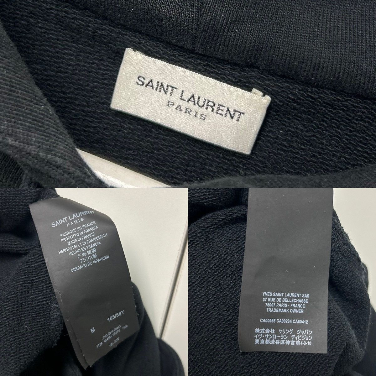 Saint Laurent Paris Saint Laurent Hoodie Size US M / EU 48-50 / 2 - 3 Thumbnail
