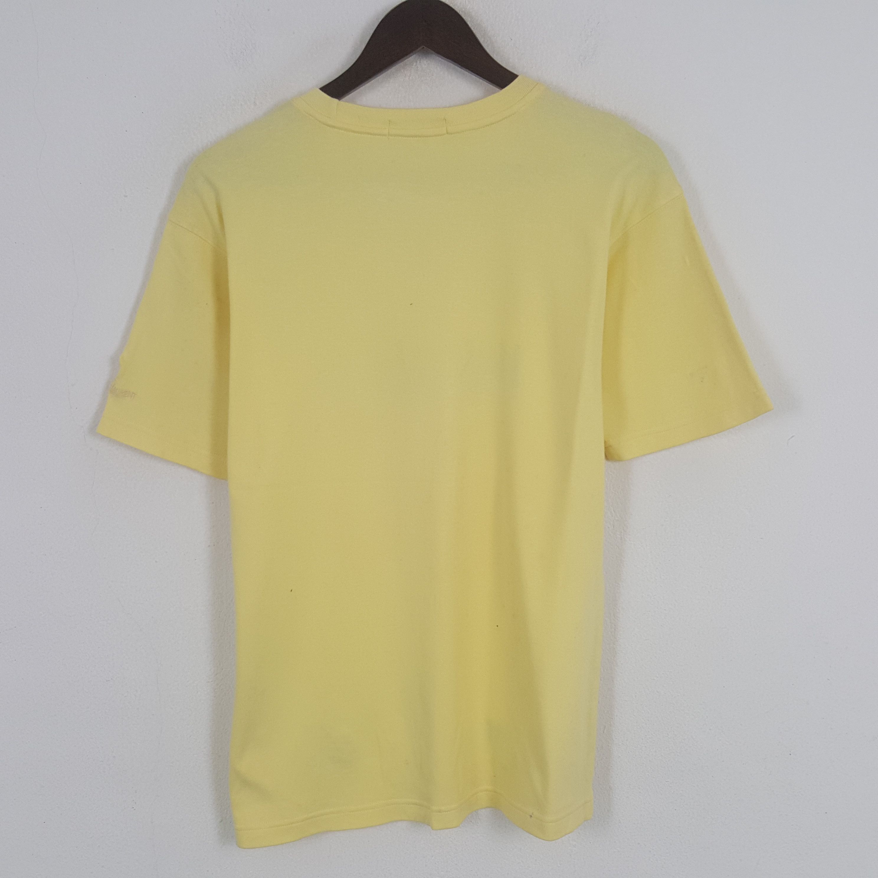 Vintage × Yves Saint Laurent Vintage Yves Saint Laurent Spell Out Tshirt Size US M / EU 48-50 / 2 - 3 Thumbnail