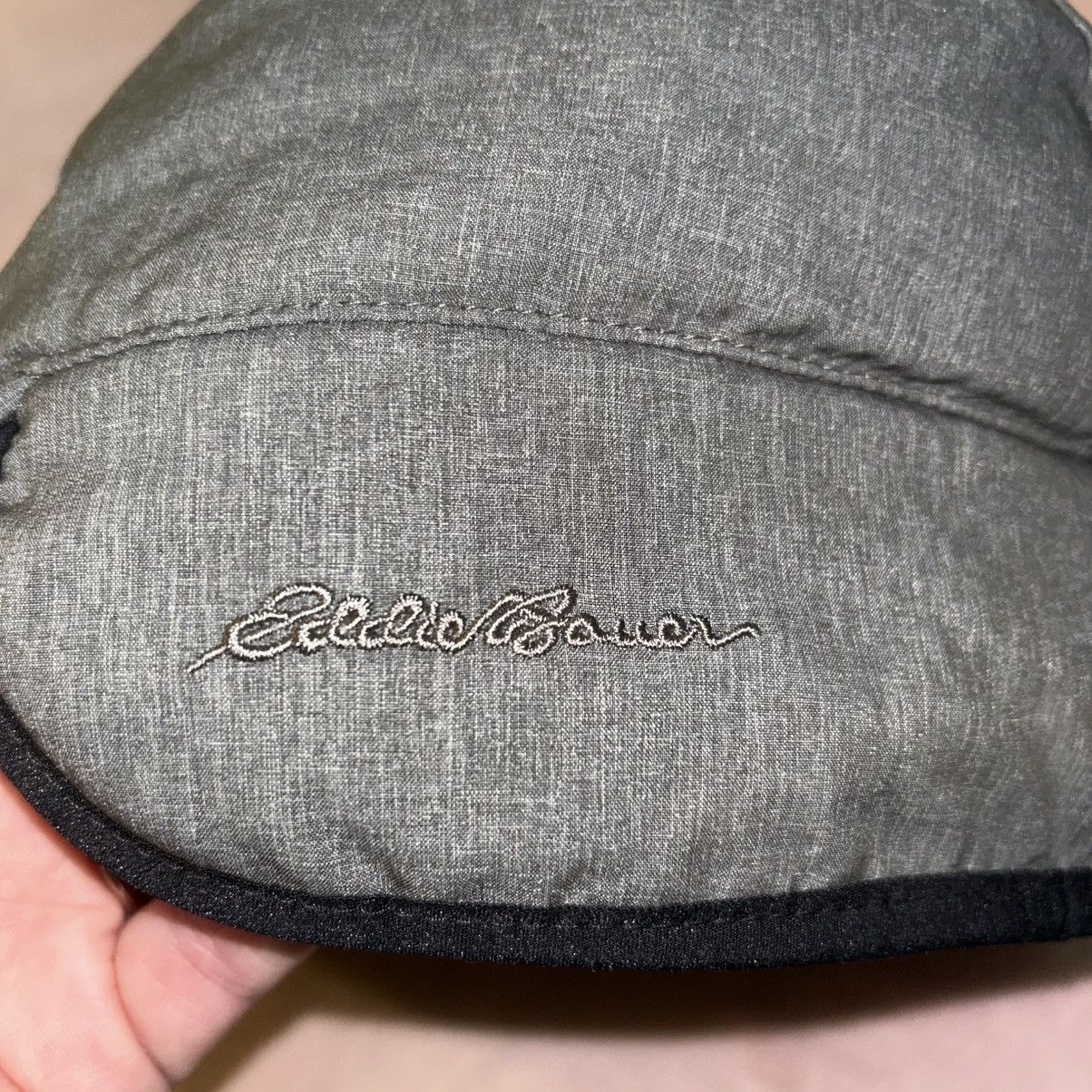 Eddie Bauer Gray trapper hat down filled fleece around ears/neck S/M Size ONE SIZE - 4 Thumbnail