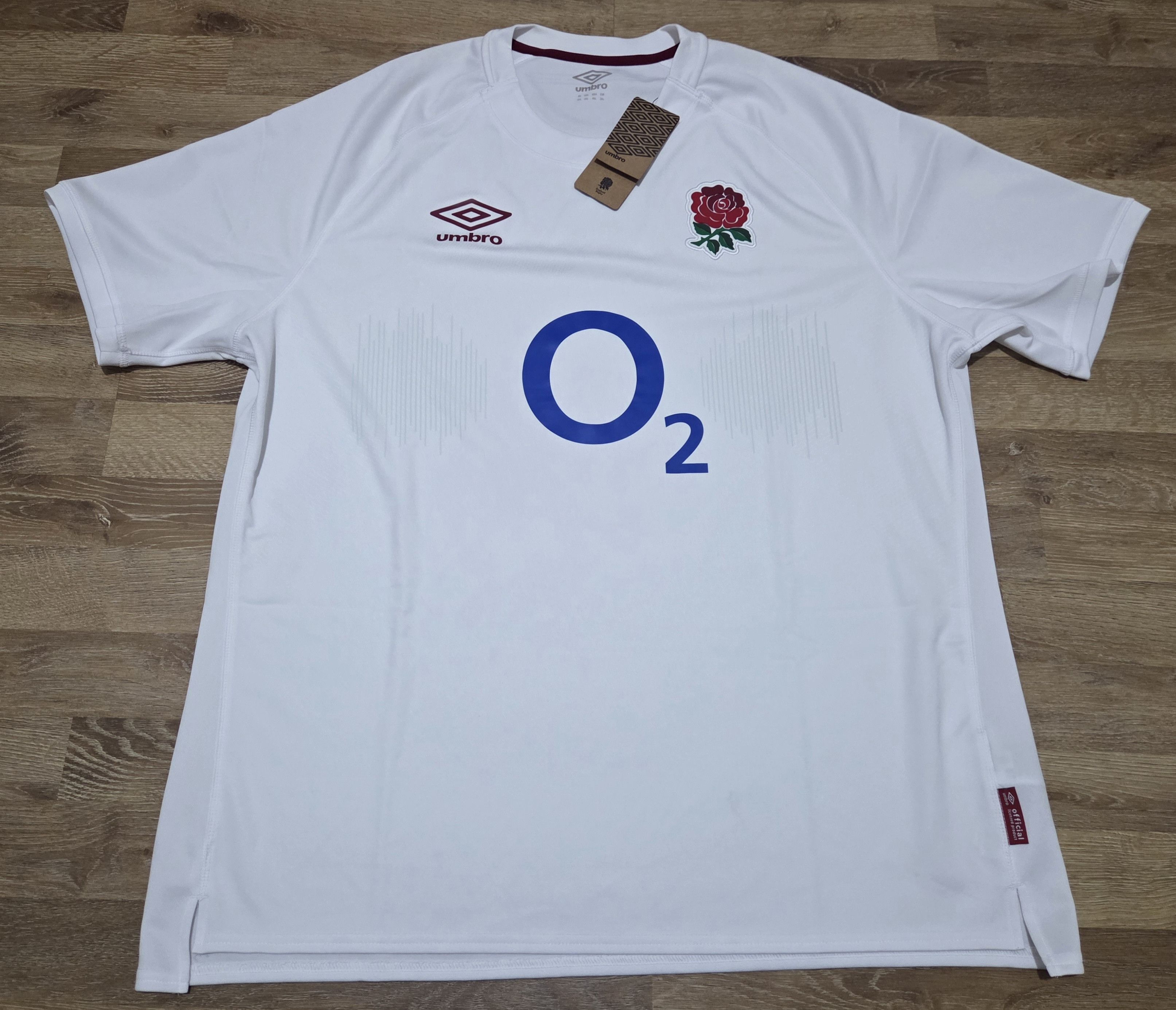Umbro Umbro 23/24 England O2 Rugby World Cup RWC Home Jersey 3XL Size US XXL / EU 58 / 5 - 1 Thumbnail