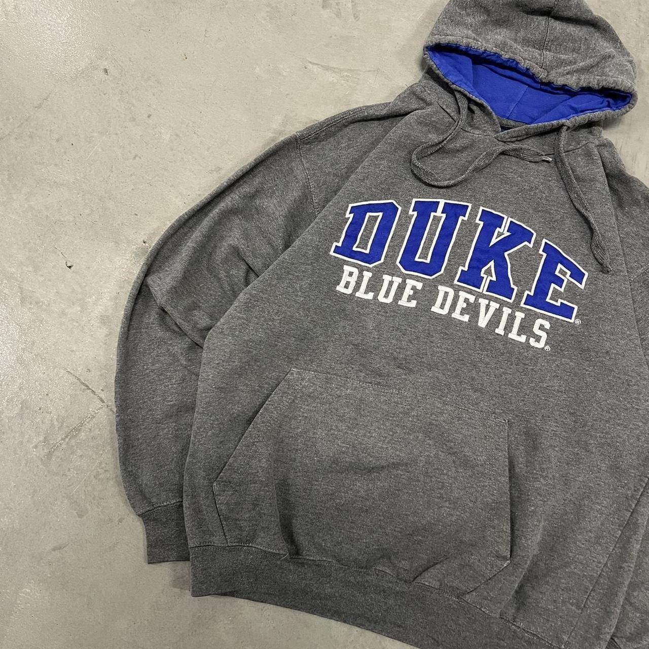 Vintage Crazy Vintage Y2K/2000s Duke University Blue Devils Center Spellout College Essential Hoodie! Size US L / EU 52-54 / 3 - 2 Thumbnail