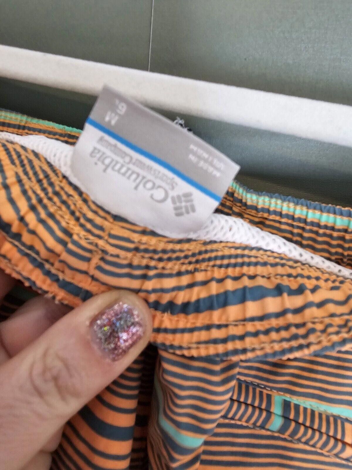 Columbia Columbia Swim Trunks Orange Mens Size M 50 UPF Rated Size US 32 / EU 48 - 8 Thumbnail