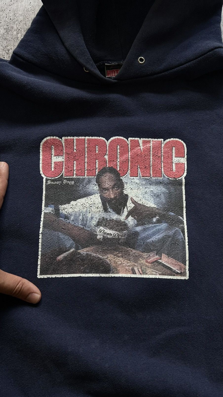 Band Tees 1992 SNOOP DOGG CHRONIC DR. DRE VINTAGE USA HOODIE Size US XL / EU 56 / 4 - 9 Thumbnail