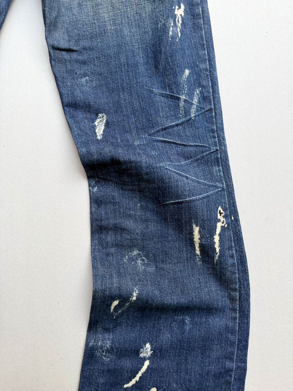 Japanese Brand ATSURO TAYAMA lace up flare jeans Size US 28 / EU 44 - 7 Thumbnail