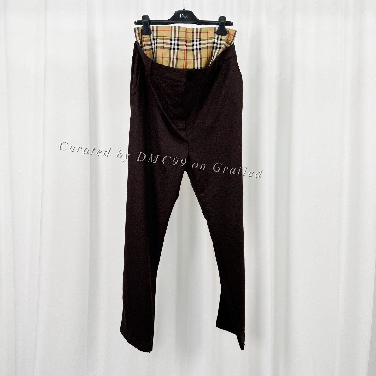 Burberry Burberry Runway Two-in-One Plaid Wool Pants Size 38" / US 16 / IT 52 - 1 Thumbnail
