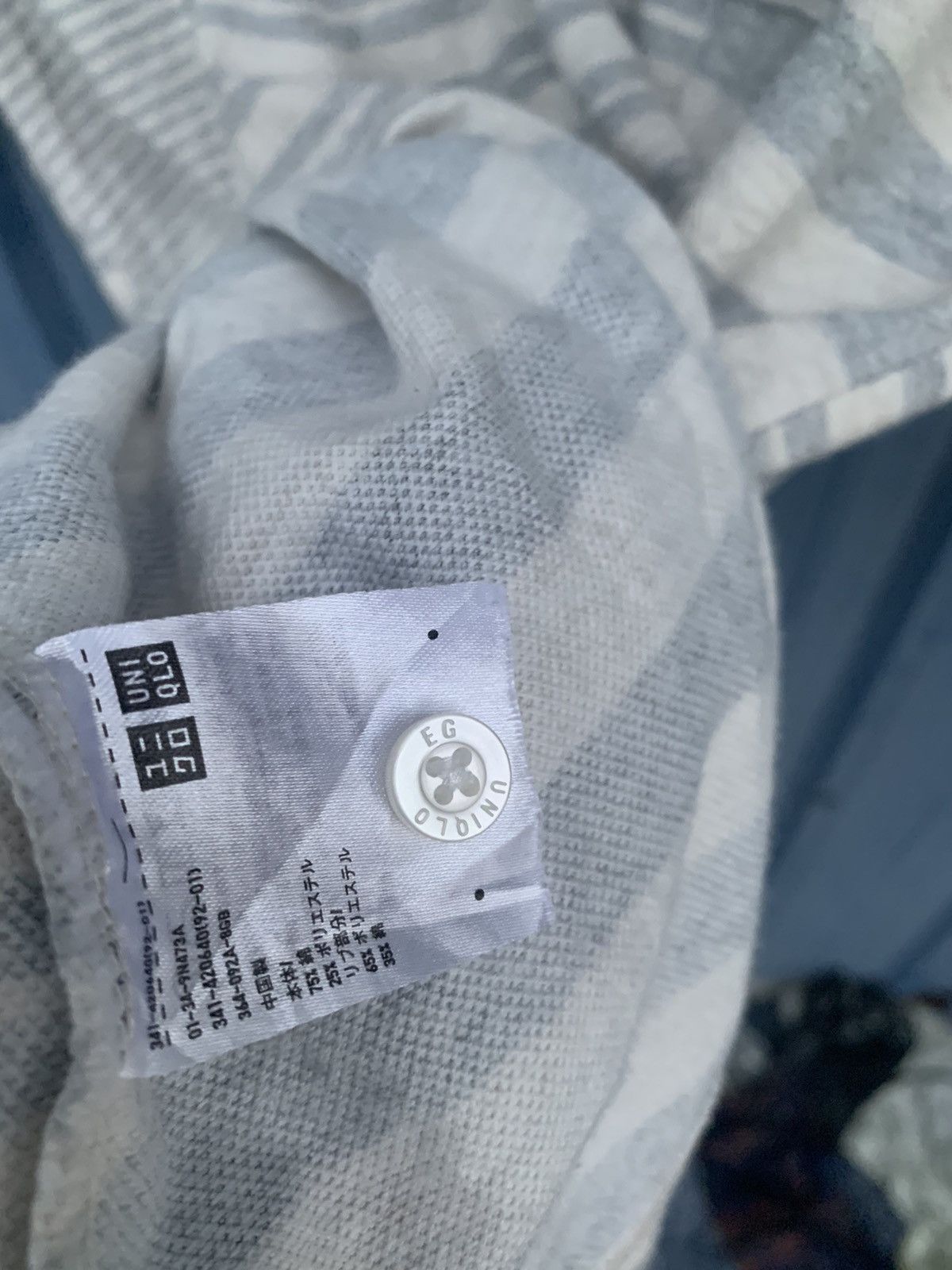 Engineered Garments × Japanese Brand × Uniqlo Uniqlo x Engineered Garment Polo Tee Size US L / EU 52-54 / 3 - 4 Thumbnail