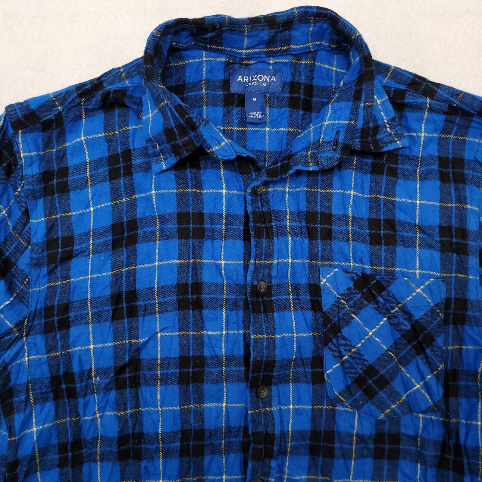 Arizona Jean Co. Arizona Jean Co Tartan Flannel Button Up Shirt Mens Size M Size US M / EU 48-50 / 2 - 1 Thumbnail
