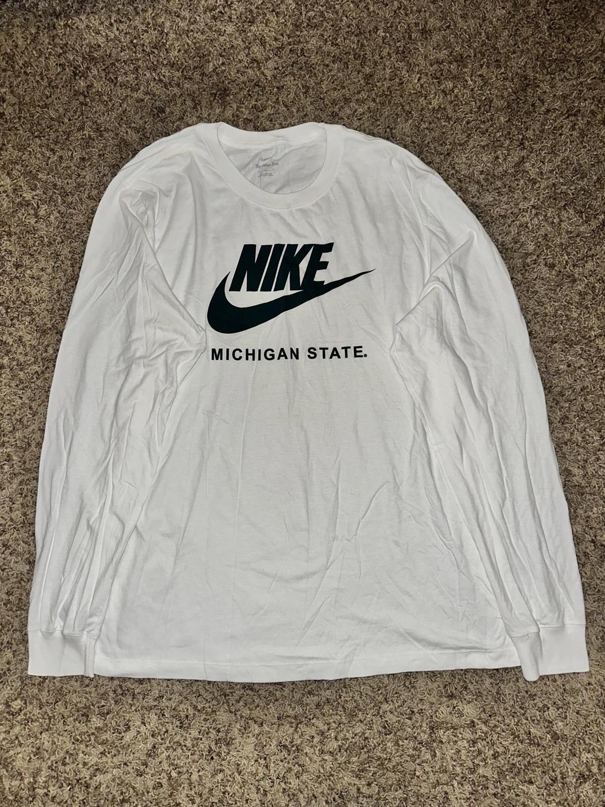 Nike Nike Men's College 365 (Michigan State) Long-Sleeve T-Shirt Size US XL / EU 56 / 4 - 1 Thumbnail