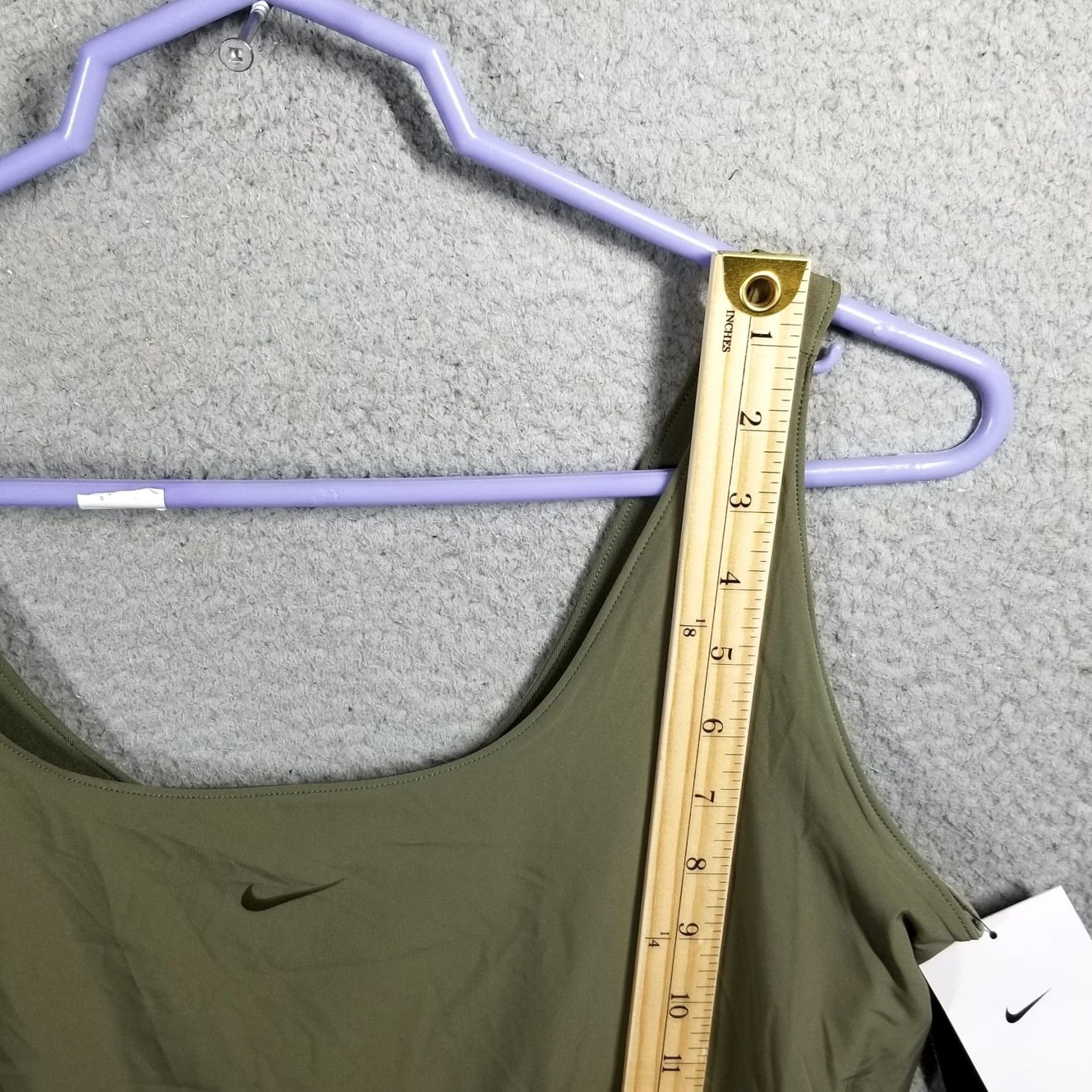 Nike Nike Dress Activewear Built In Shorts Athleisure Green Women L Large Shirt/Dress Size 36" / US 14 / IT 50 - 4 Thumbnail