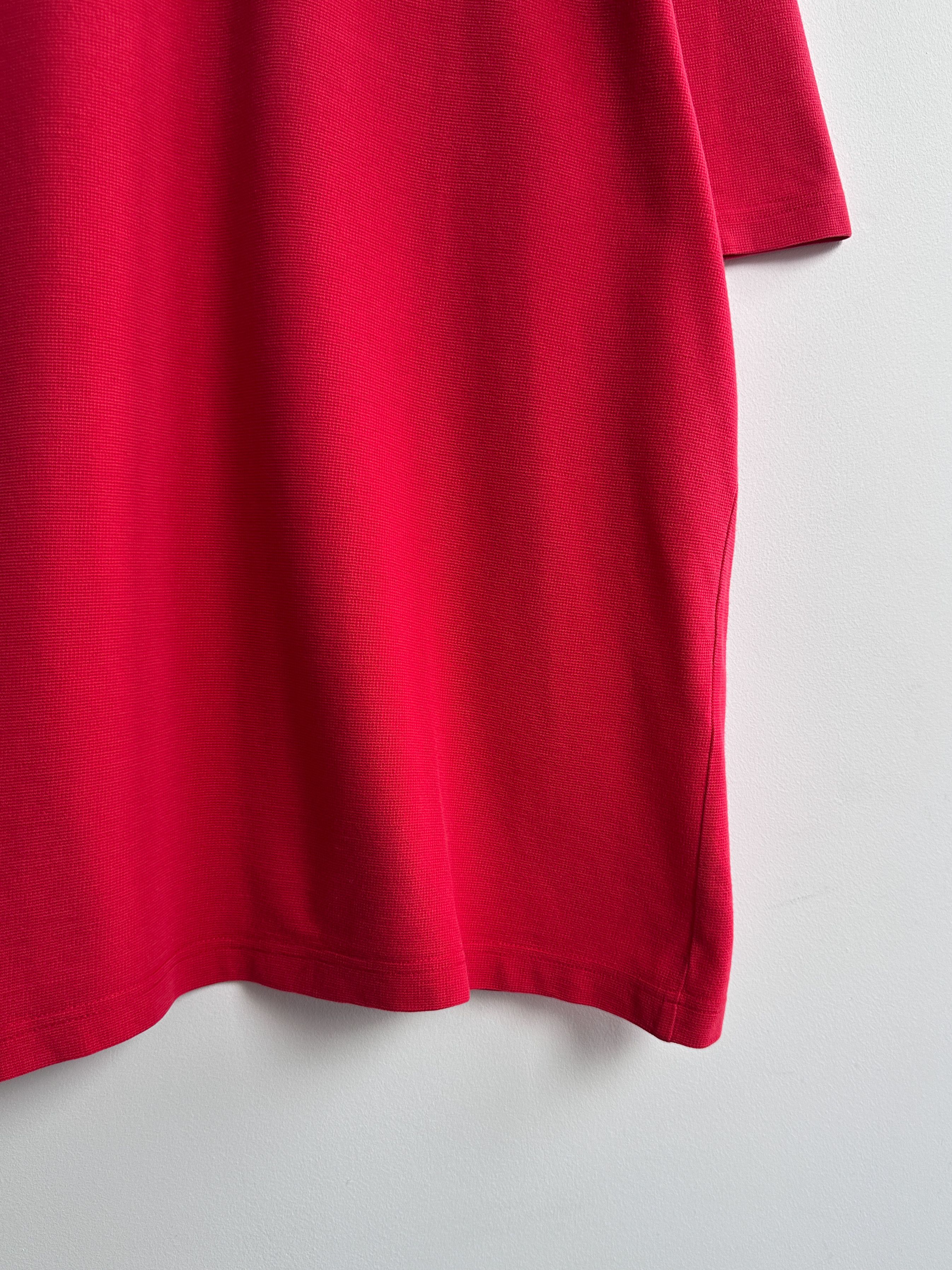 Lacoste Vintage Lacoste Red T Shirt Size US L / EU 52-54 / 3 - 4 Thumbnail