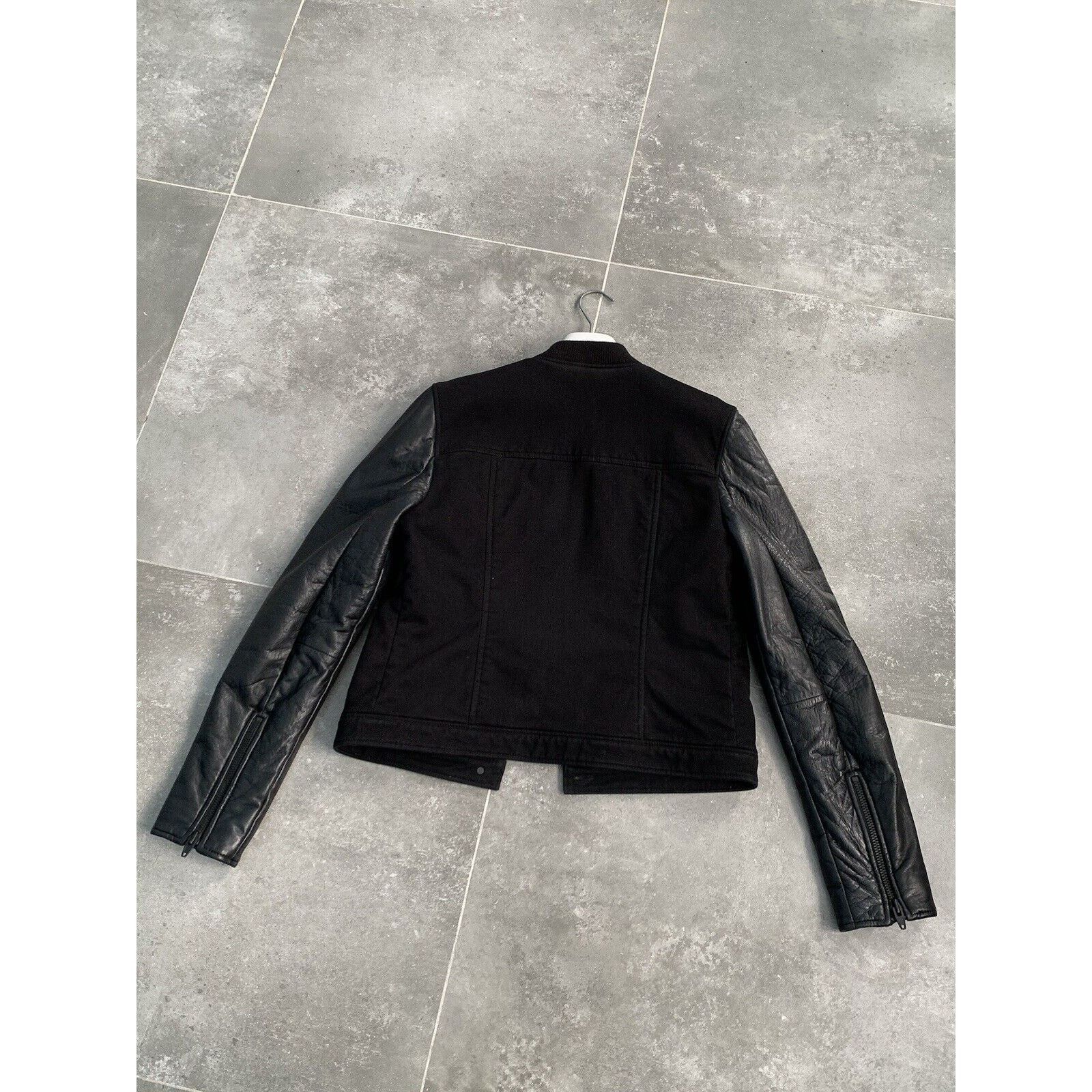 Designer × Japanese Brand × T by Alexander Wang Women ALEXANDER WANG LEATHER Insulated Bomber Jacket L UK 14 Size L / US 10 / IT 46 - 18 Thumbnail