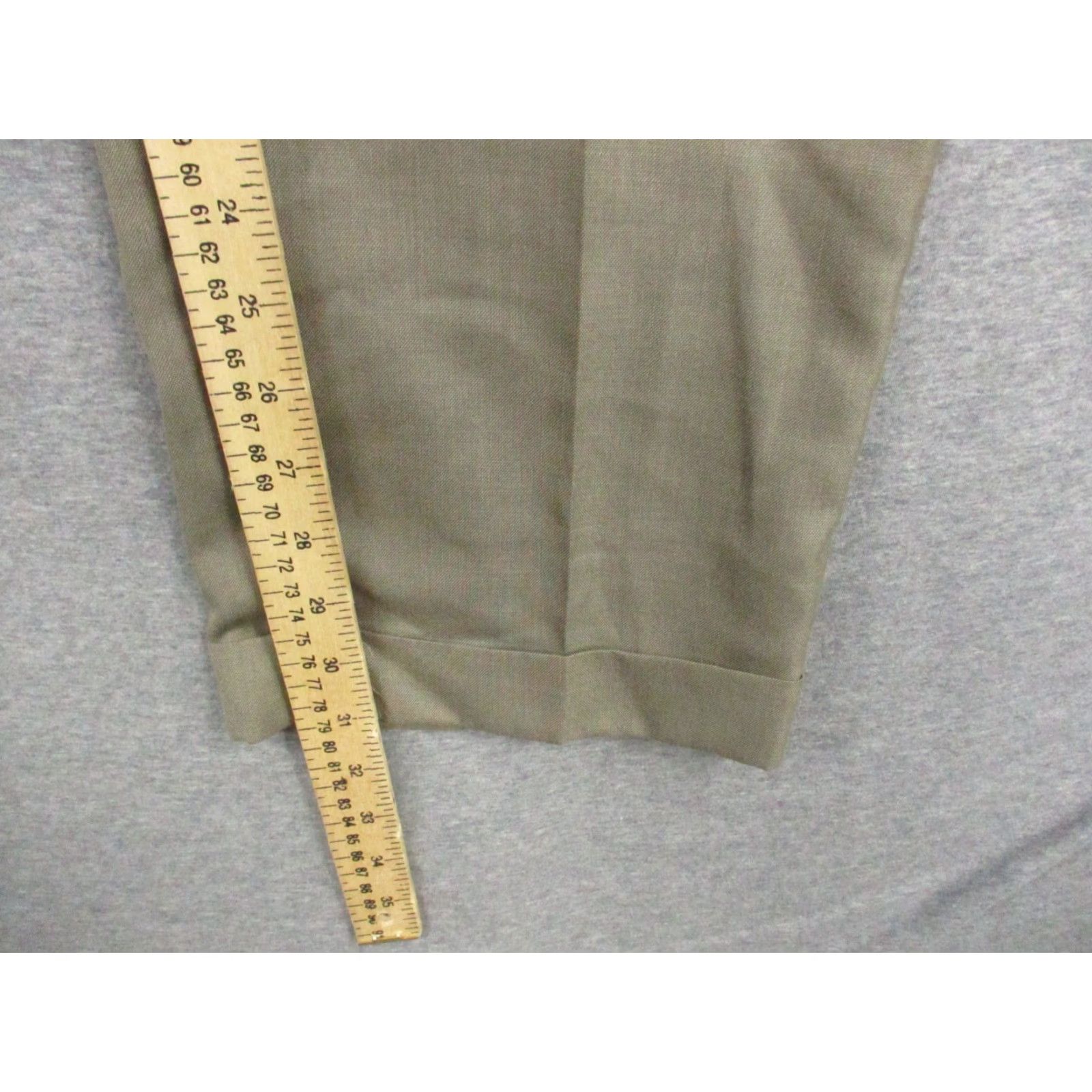 Ralph Lauren Lauren Ralph Lauren Dress Pants 36x30 Beige Polyester Pleated Dress Pants Mens Regular Beige Pants Size US 36 / EU 52 - 4 Thumbnail
