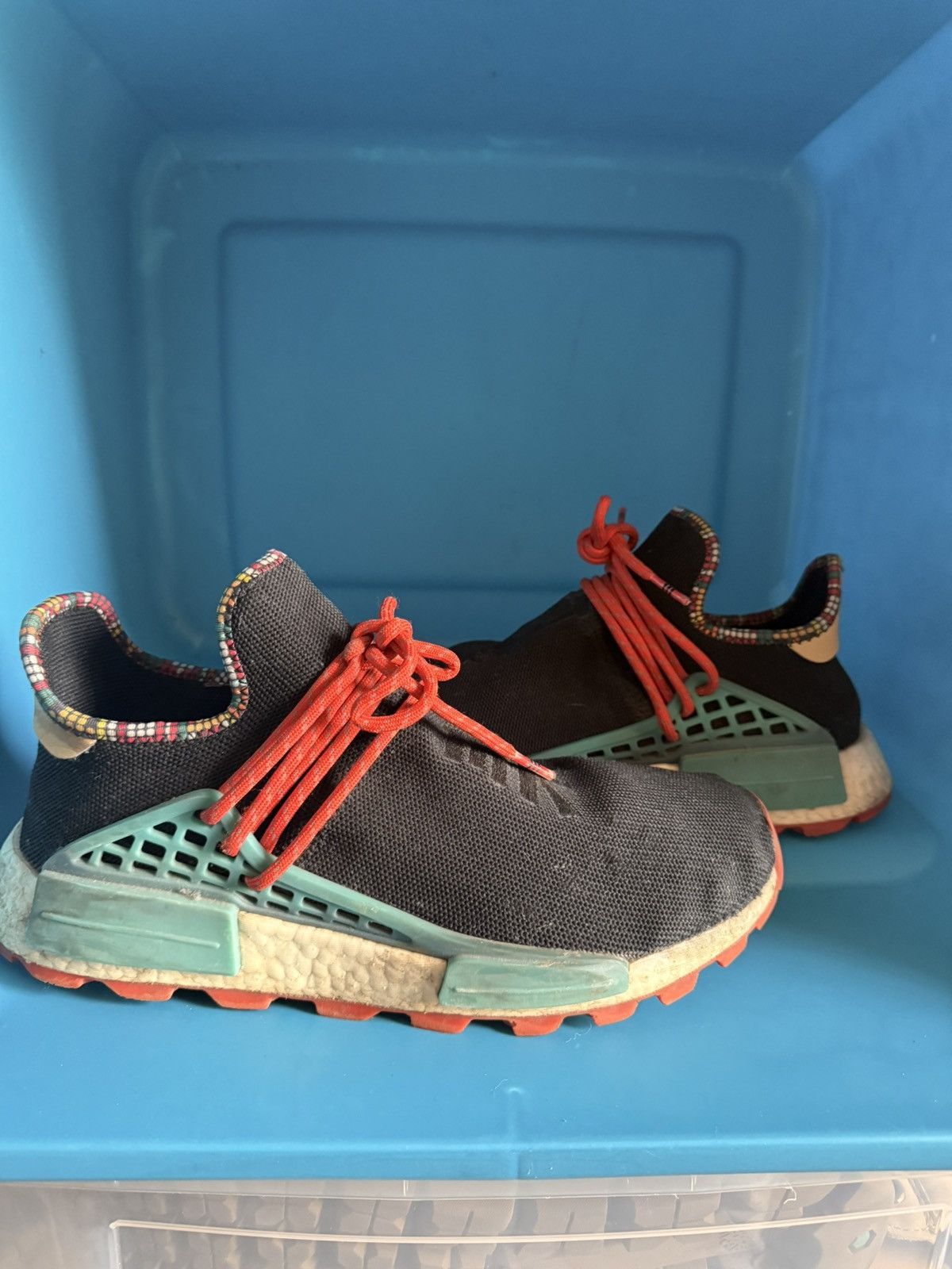 Humanrace Adidas x Pharrell Williams Hu NMD Inspiration Pack Black Size US 9.5 / EU 42-43 - 1 Thumbnail