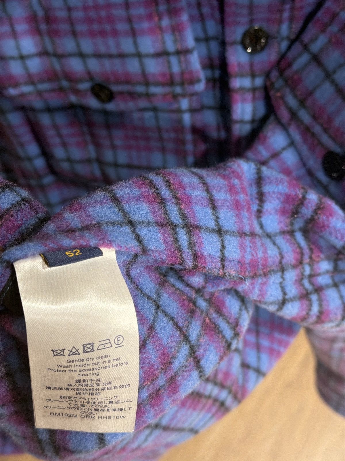 Louis Vuitton Virgil abloh Plaid cropped trucker flannel Size US L / EU 52-54 / 3 - 8 Thumbnail