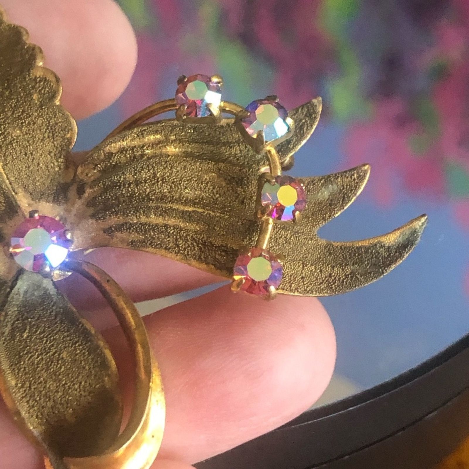 Vintage Vintage signed western germany sugar botanical brooch pin Size ONE SIZE - 7 Thumbnail
