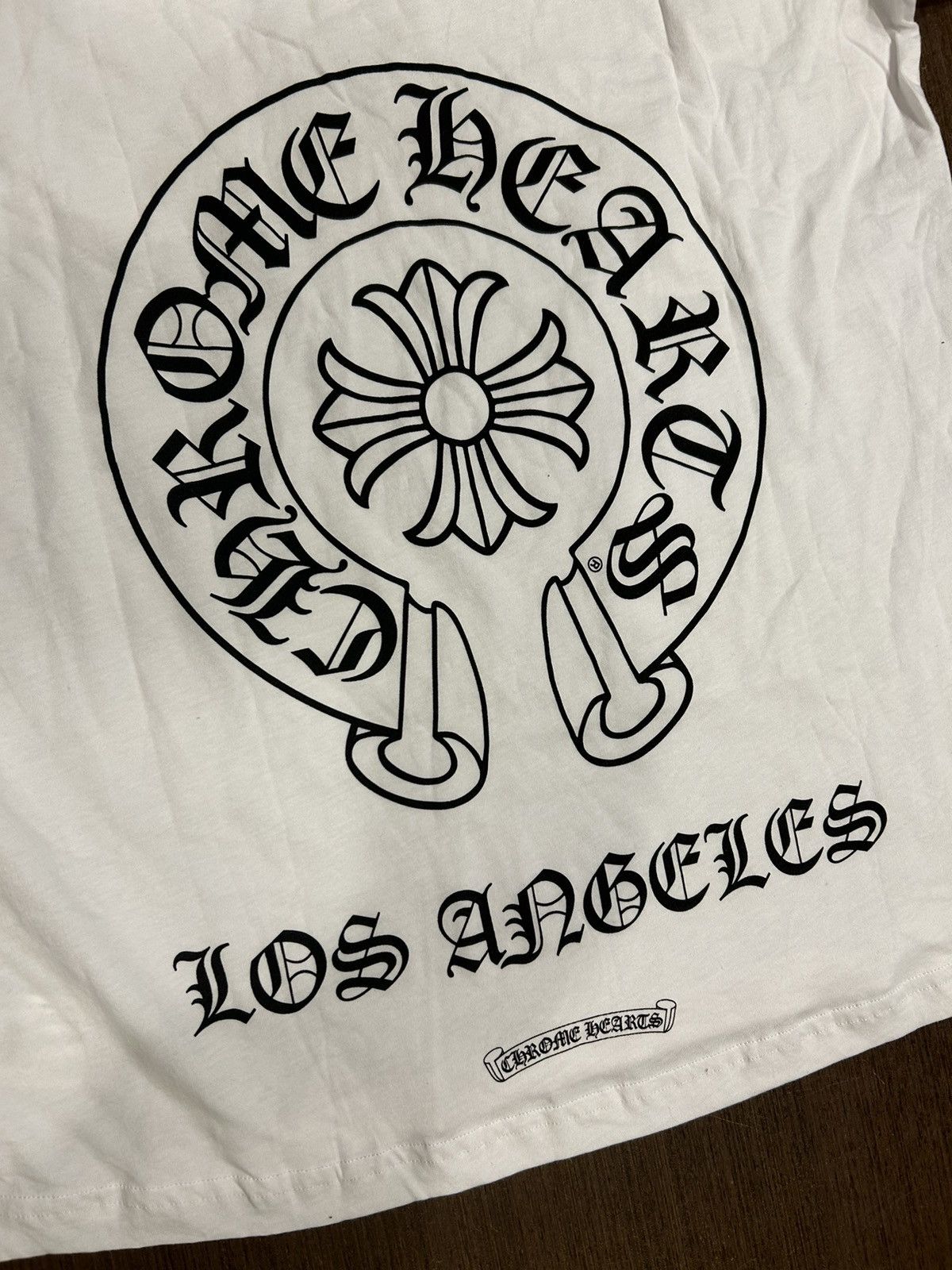 Chrome Hearts Chrome Hearts Los Angeles Horseshoe Tee Size US L / EU 52-54 / 3 - 5 Thumbnail