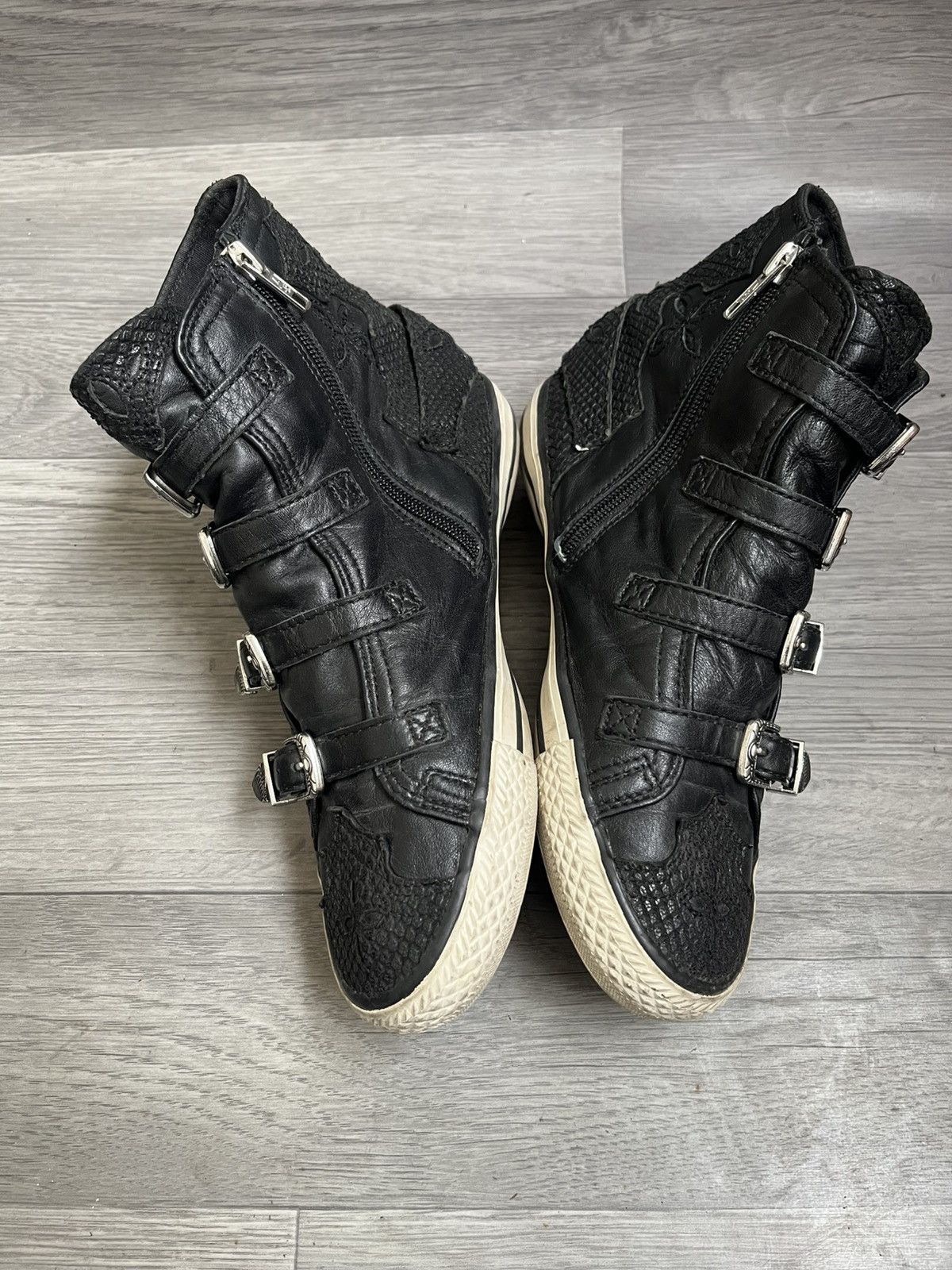 ASH Ash vincent multi buckle punk hedi slimane ,chrome hearts Size US 8 / IT 38 - 9 Thumbnail