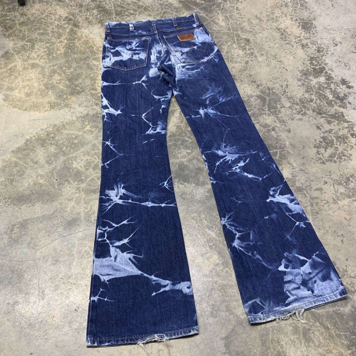 Wrangler Flare Vintage Wrangler Acid Wash Bell Bottom Jean Size US 28 / EU 44 - 7 Thumbnail