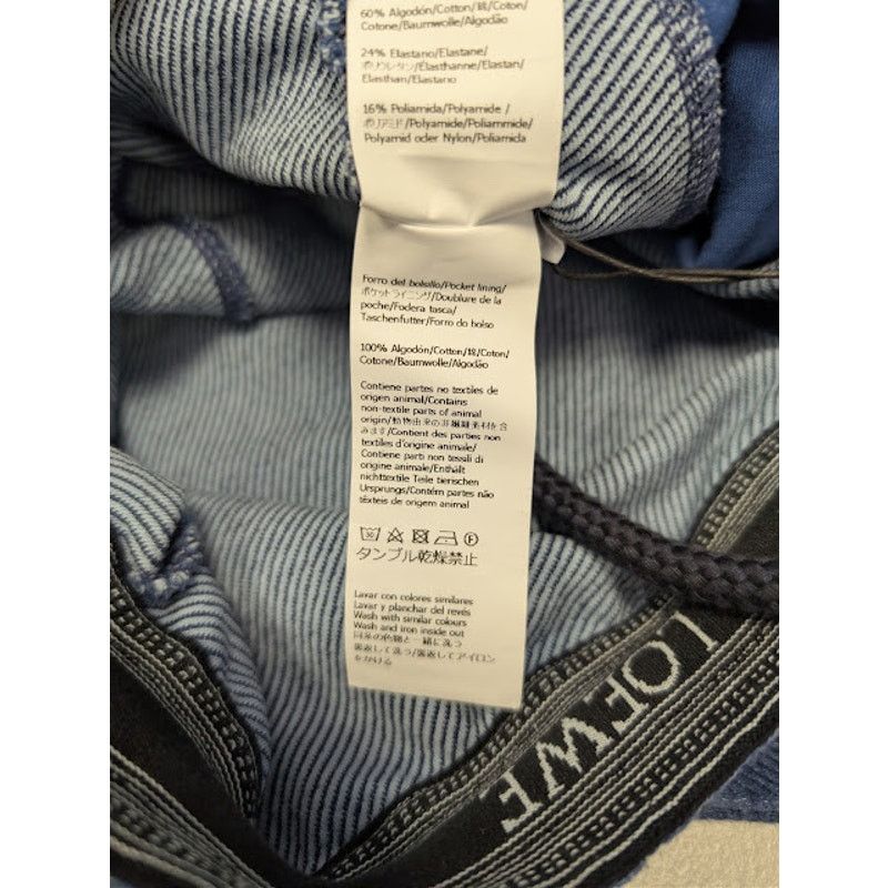 Loewe o1rshd1 Bermuda Shorts in Indigo Blue Size US 34 / EU 50 - 20 Thumbnail