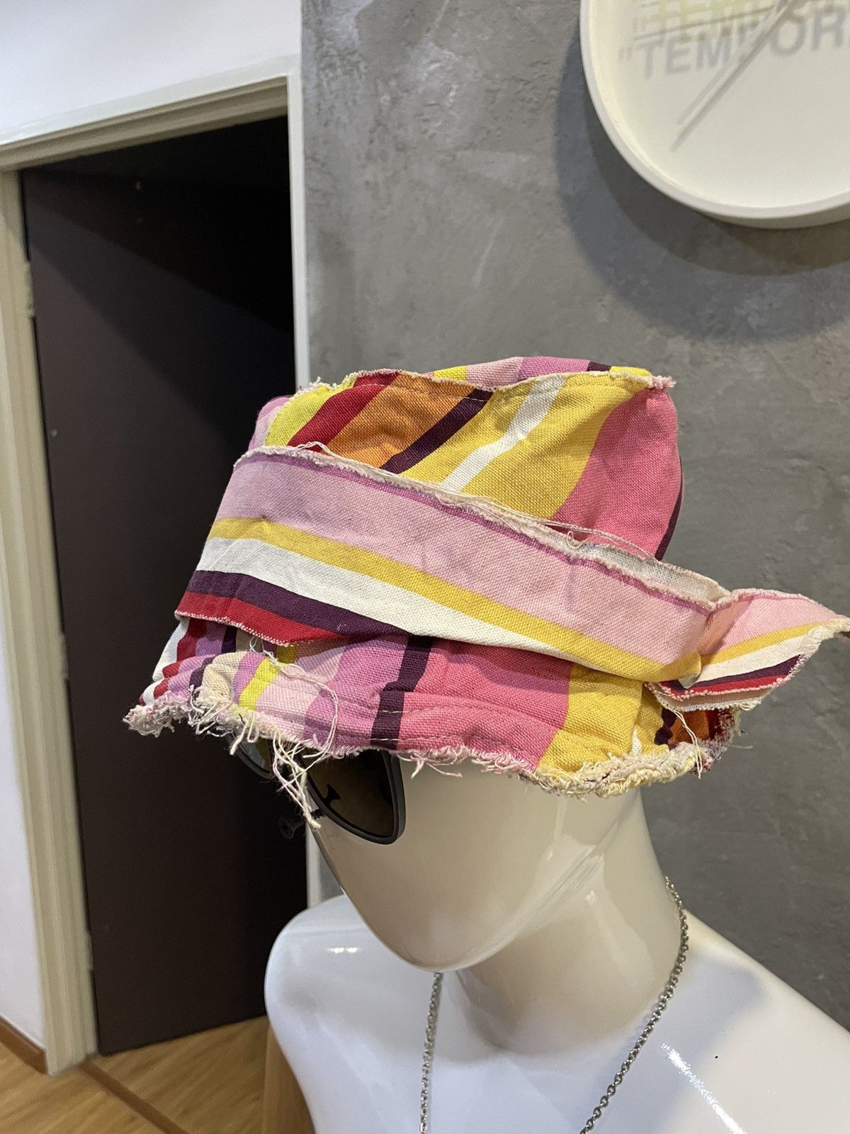 Jacques Marie Mage Jaques Le Corre (Made in France) Stiches Art Bucket Hat Size ONE SIZE - 15 Thumbnail