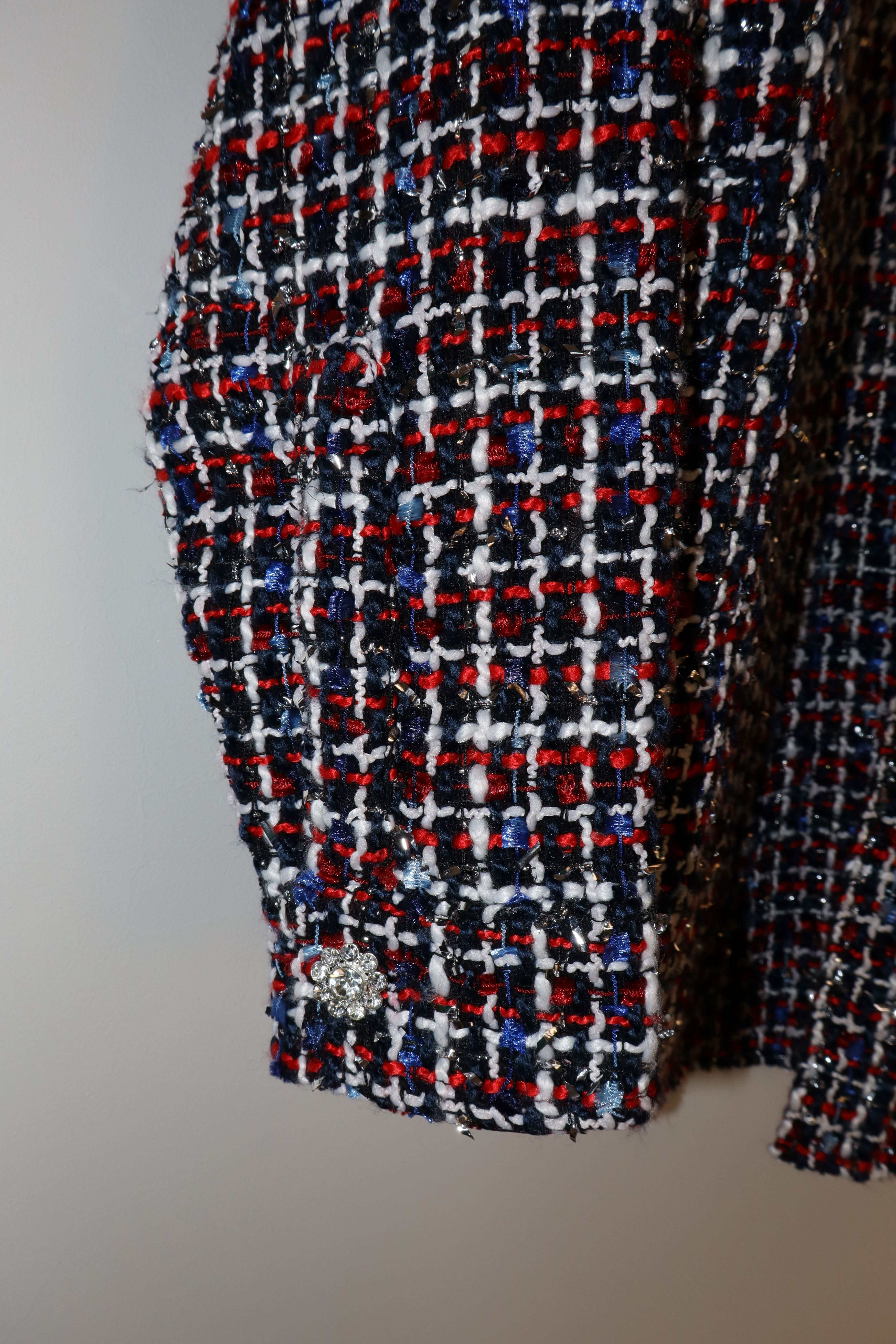 Faith Connexion oversized tweed jewel shirt Size US S / EU 44-46 / 1 - 10 Thumbnail