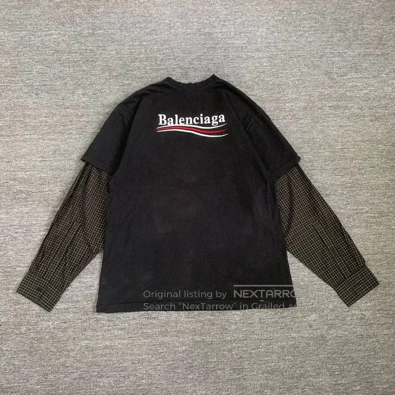 Balenciaga Balenciaga Black Coke Layered Longsleeve. Size US S / EU 44-46 / 1 - 2 Thumbnail