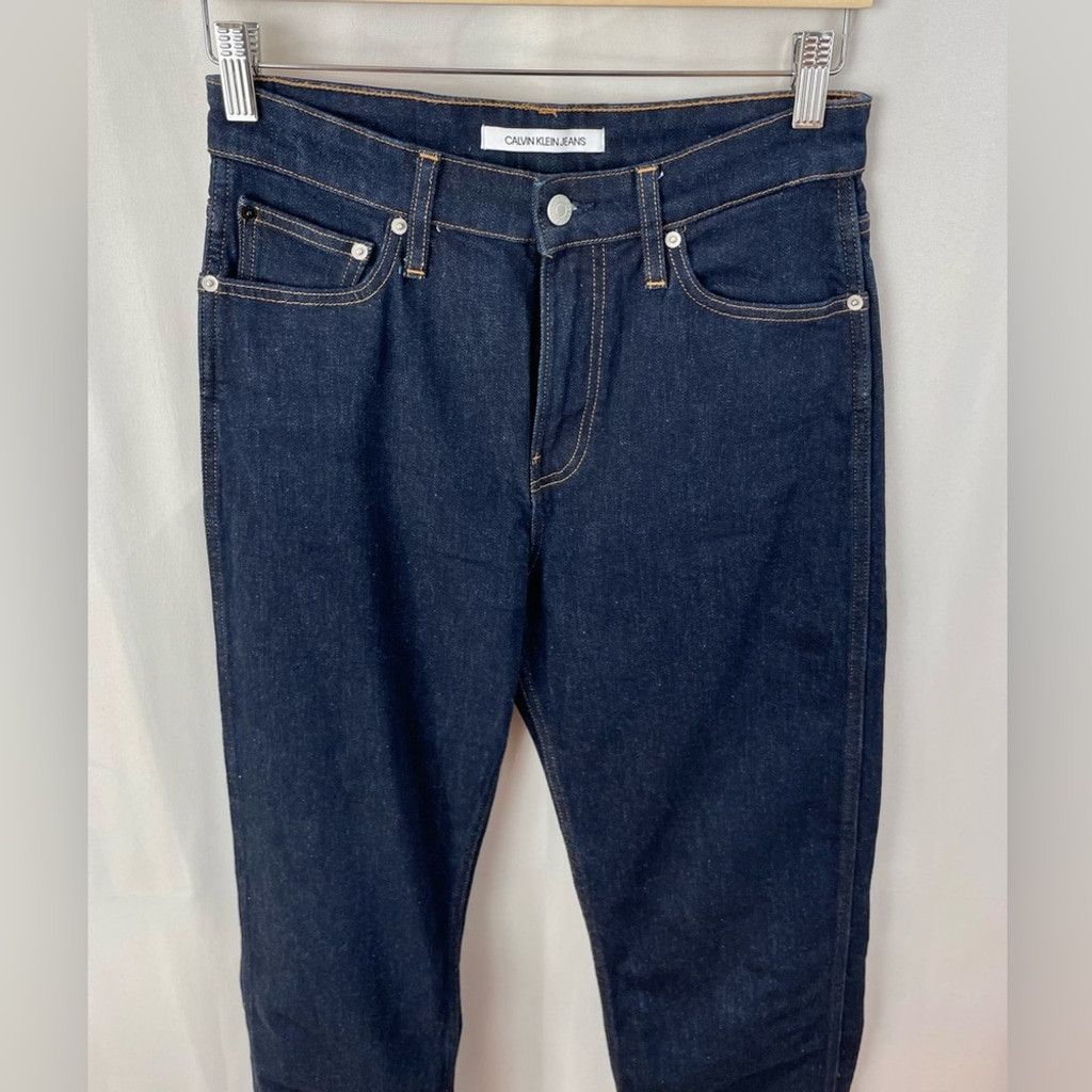 Calvin Klein Calvin Klein High Rise Straight CKJ 030 Jeans Size 27/30 Size 27" / US 4 / IT 40 - 4 Thumbnail