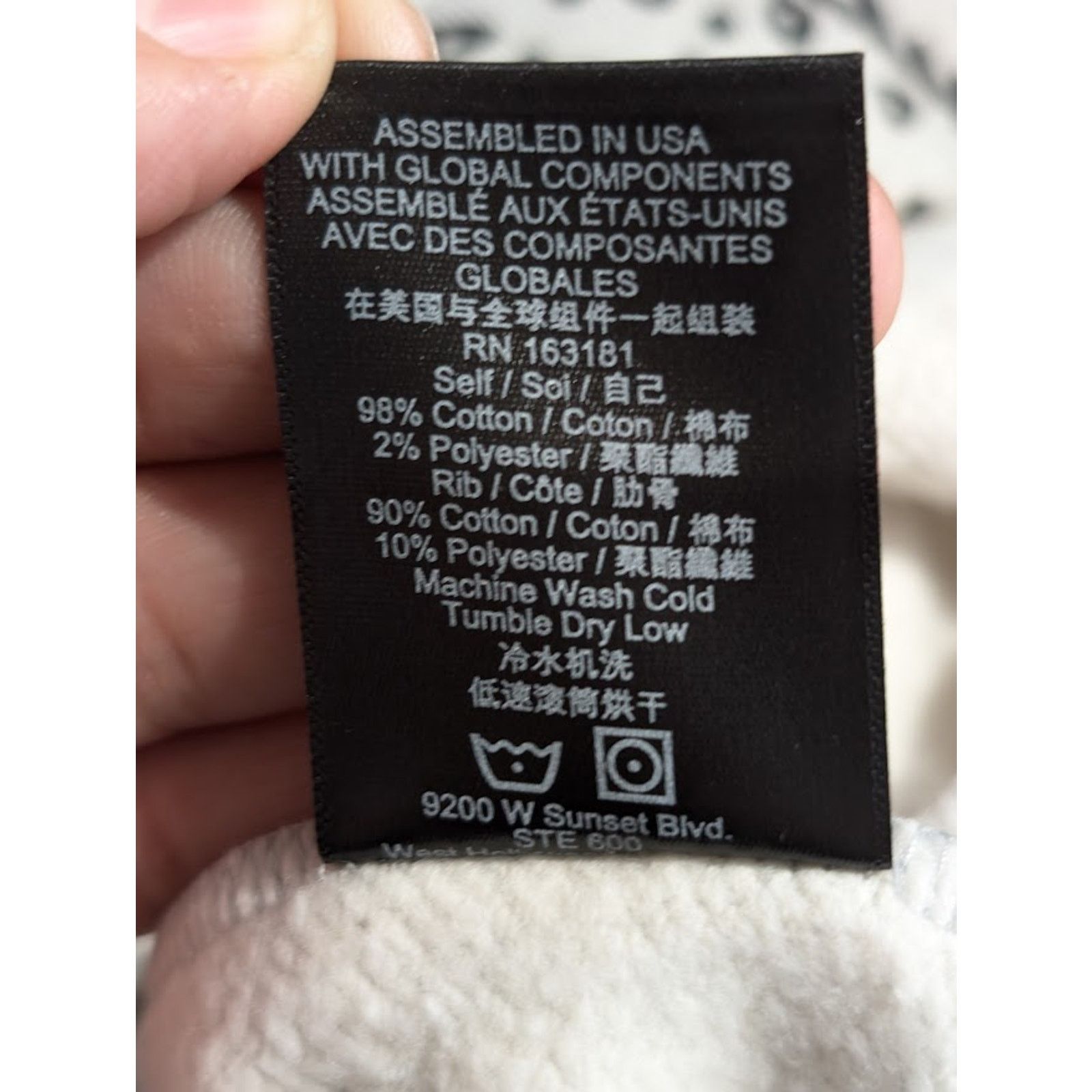 Rhude o1rshd1 Rhude Bandana Hoodie in Heather Grey Size US XL / EU 56 / 4 - 16 Thumbnail