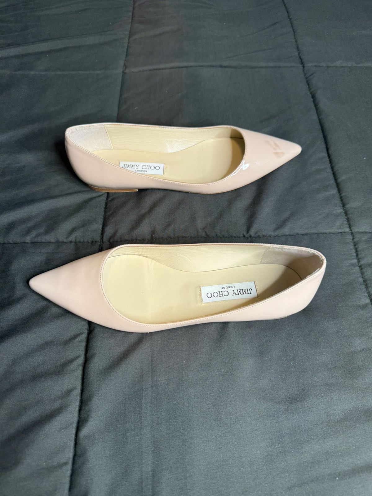 Jimmy Choo Jimmy Choo “Love/Alina Pointed-Toe Ballet” Flats Size US 9 / IT 39 - 1 Thumbnail