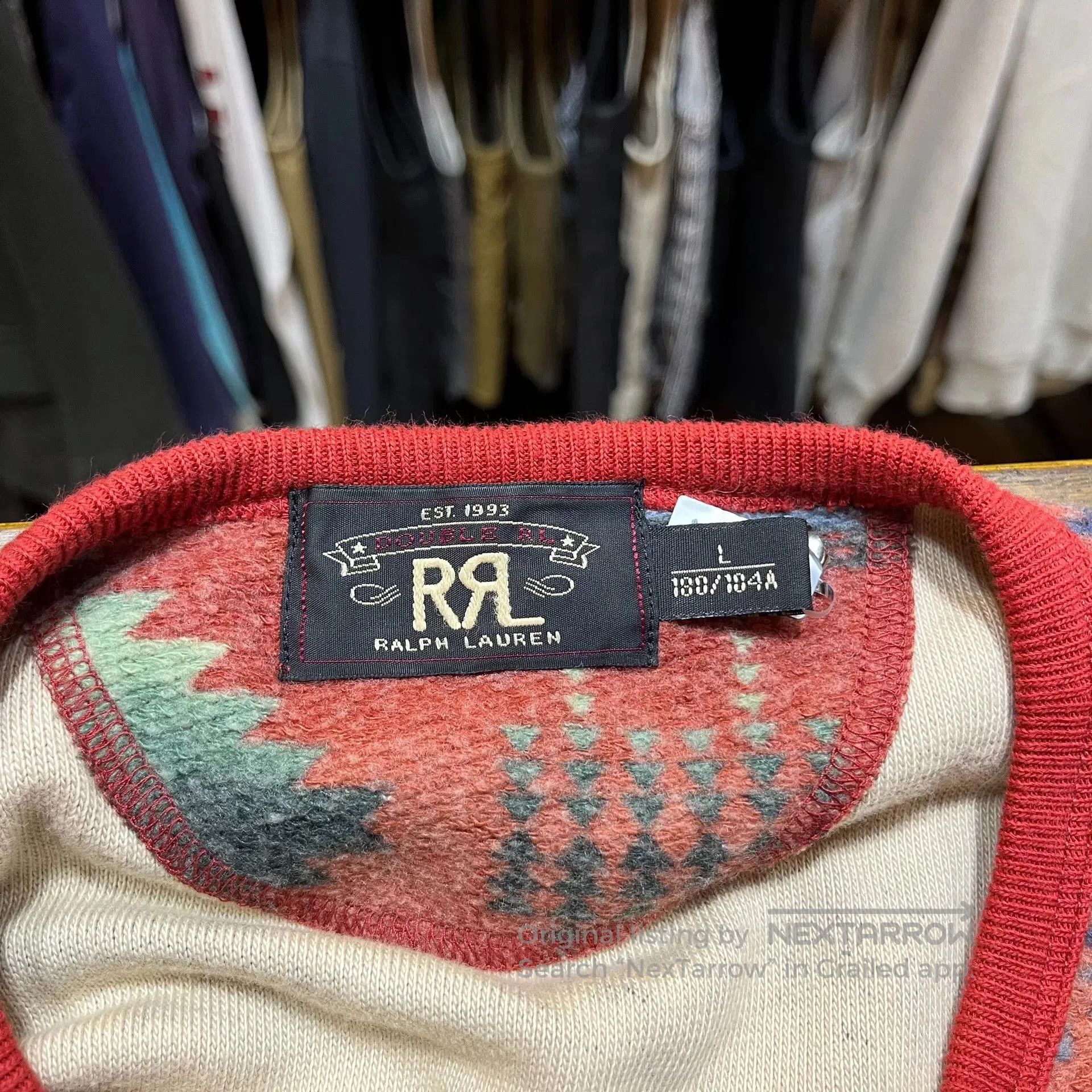 RRL Ralph Lauren southwestern henley shirt by ralph lauren. Size US L / EU 52-54 / 3 - 4 Thumbnail
