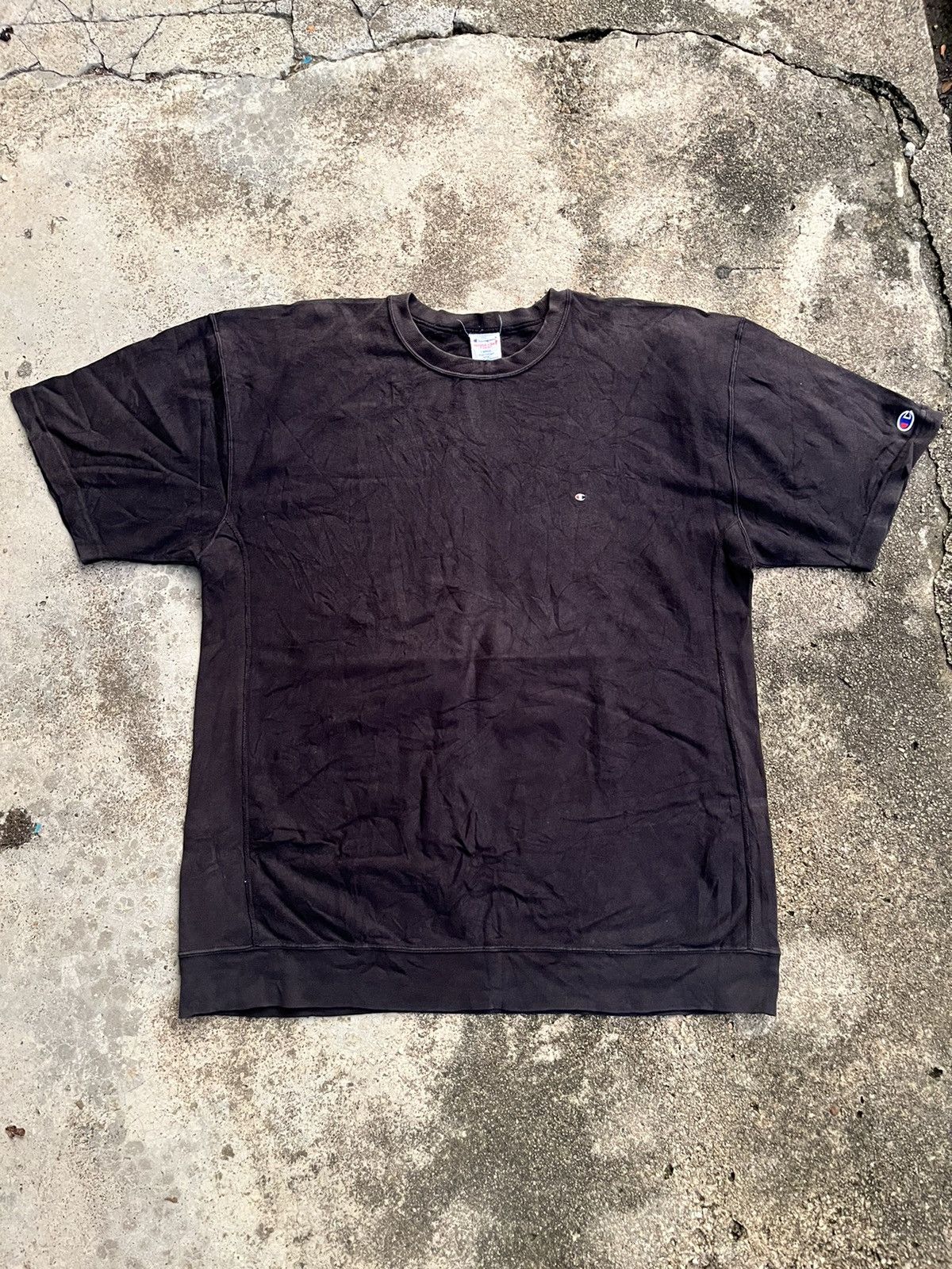 Champion × Vintage Vintage Champion Baggy Reverse Weave Side Logo Tee Size US L / EU 52-54 / 3 - 1 Thumbnail