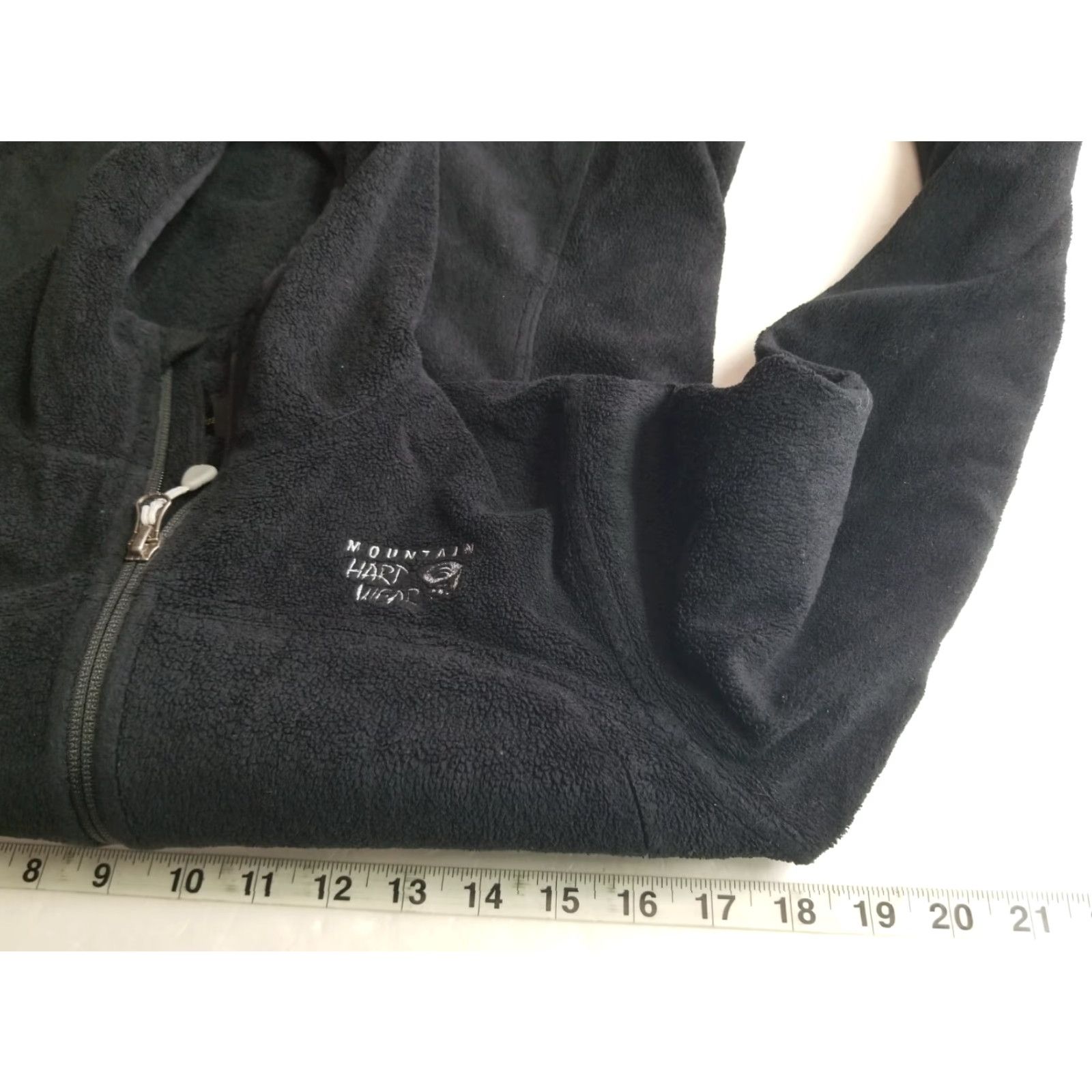 Mountain Hardwear Mountain Hardwear Fleece Jacket Womens Small Black Full Zip Hooded Pockets Jacket Size S / US 4 / IT 40 - 4 Thumbnail