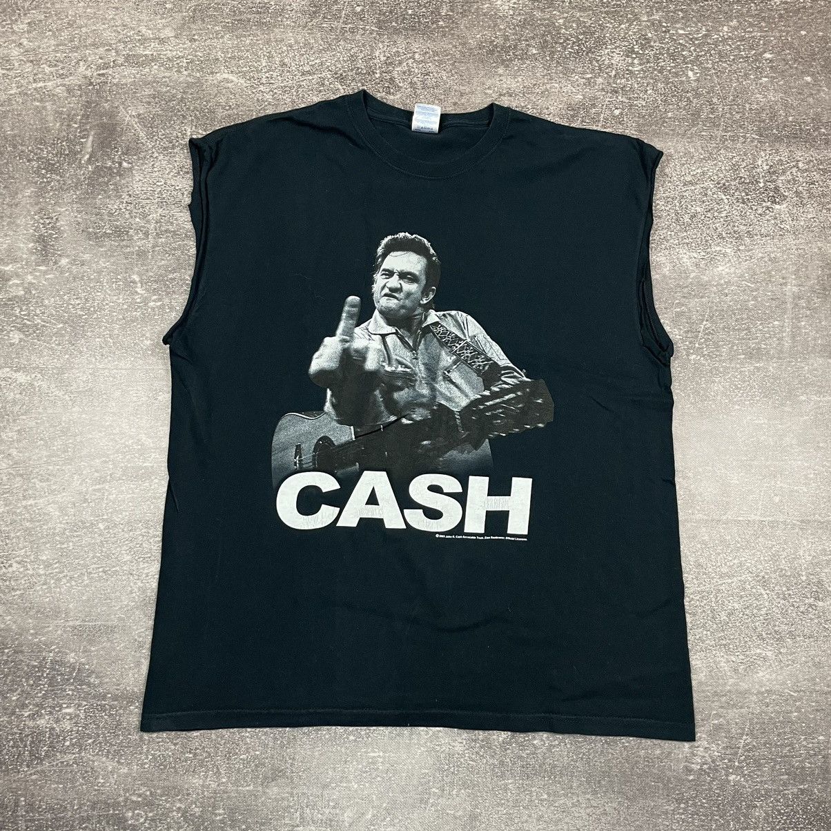 Vintage Gildan Jonny Cash 2009 T Shirt Size US XL / EU 56 / 4 - 1 Thumbnail