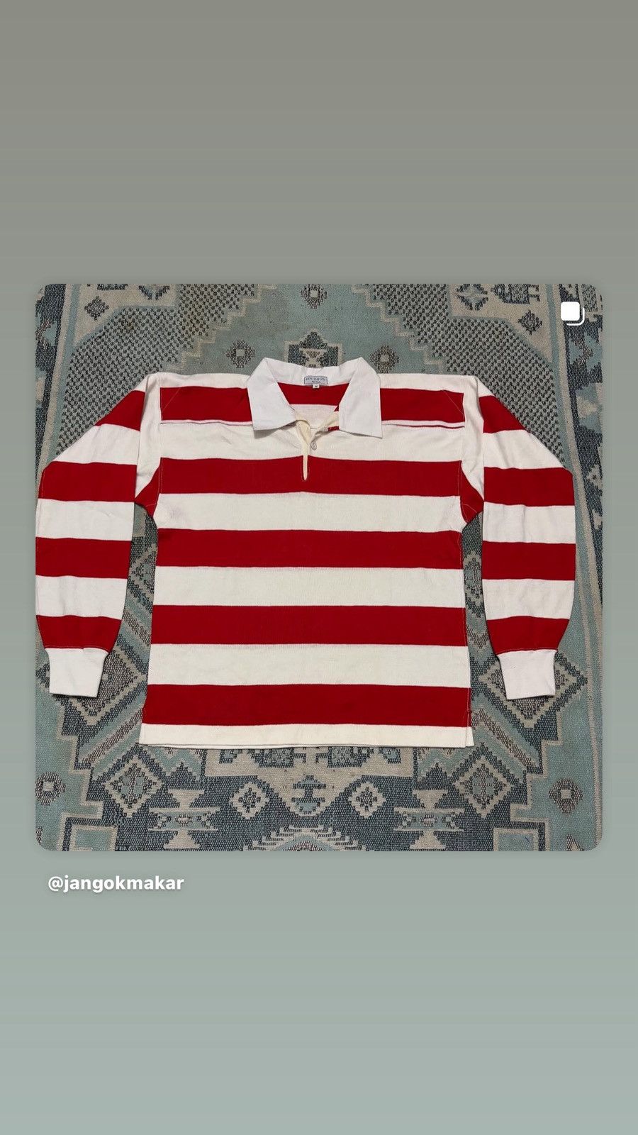 Vintage Vintage striped american football Size US M / EU 48-50 / 2 - 2 Thumbnail