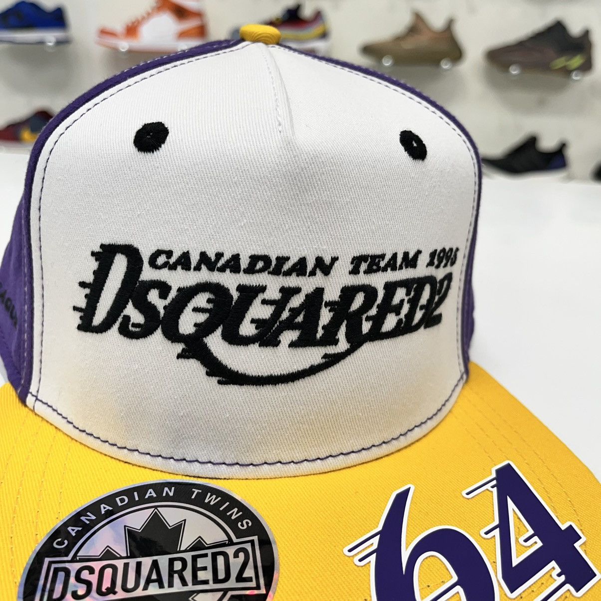 Dsquared2 Dsquared2 Cap Purple/Yellow Size ONE SIZE - 5 Thumbnail
