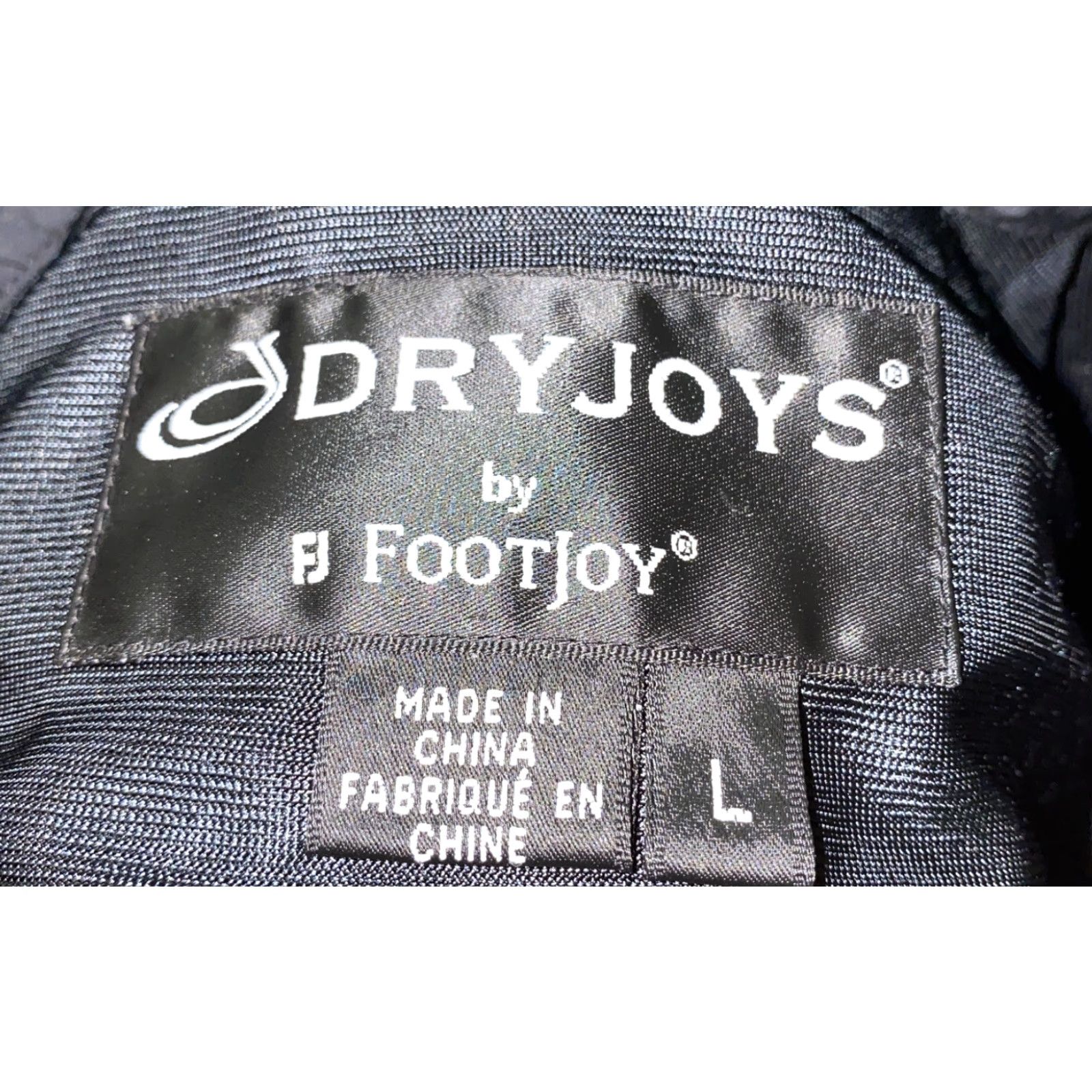Footjoy FootJoy Jacket Golf Mens Black Polyester 1/2 Zip Pullover Size L Size US L / EU 52-54 / 3 - 5 Thumbnail