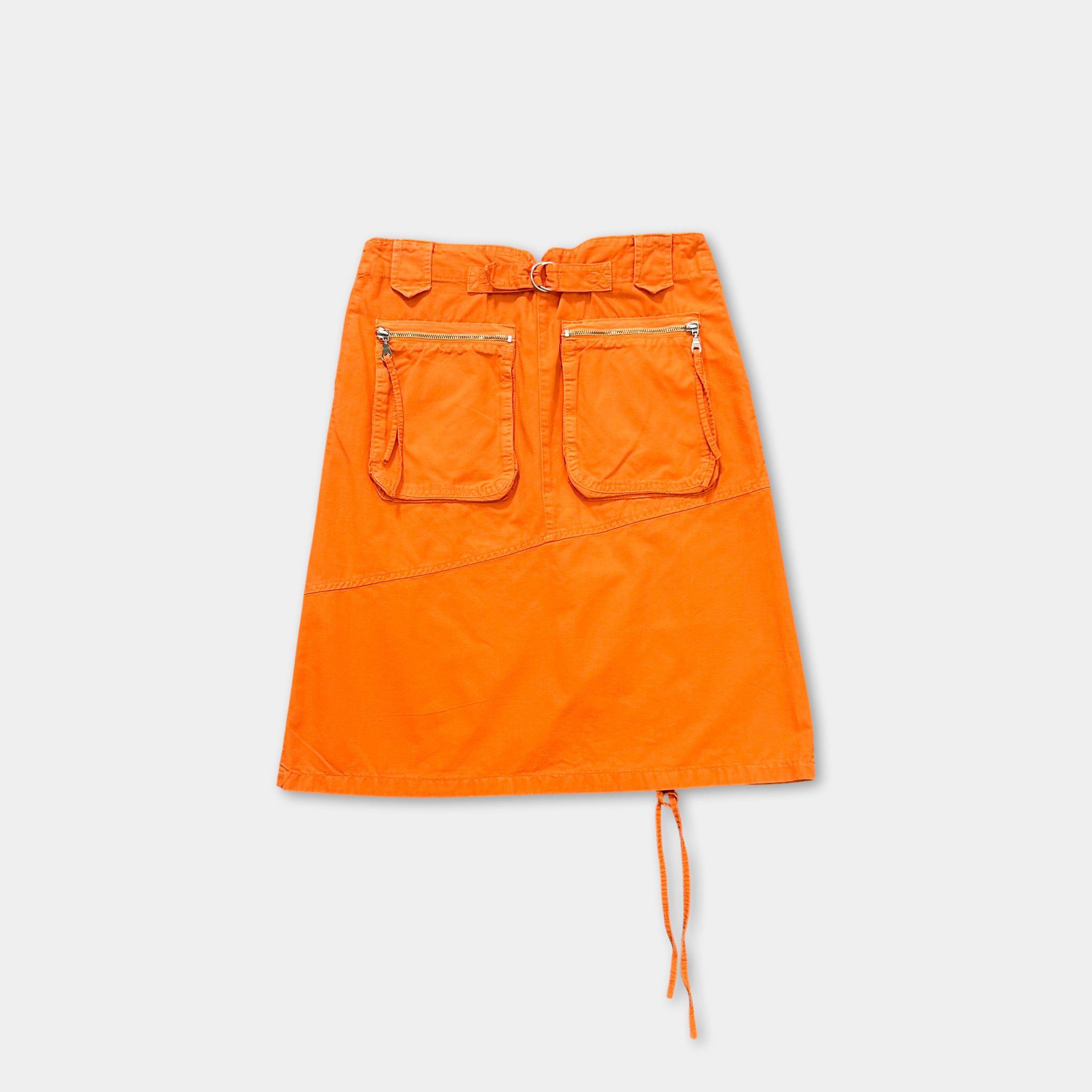 Dolce & Gabbana Dolce & Gabbana 2000s Cargo Orange Skirt Size 28" / US 6 / IT 42 - 5 Thumbnail