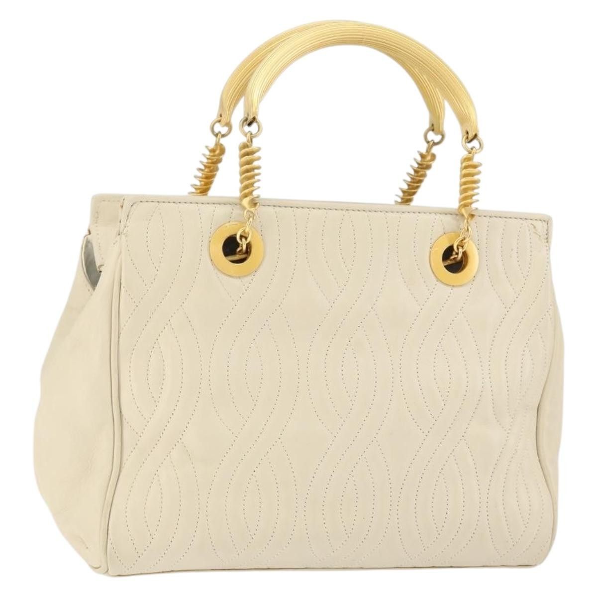 Fendi Fendi Wave Stitch Handbag Leather Size ONE SIZE - 1 Thumbnail
