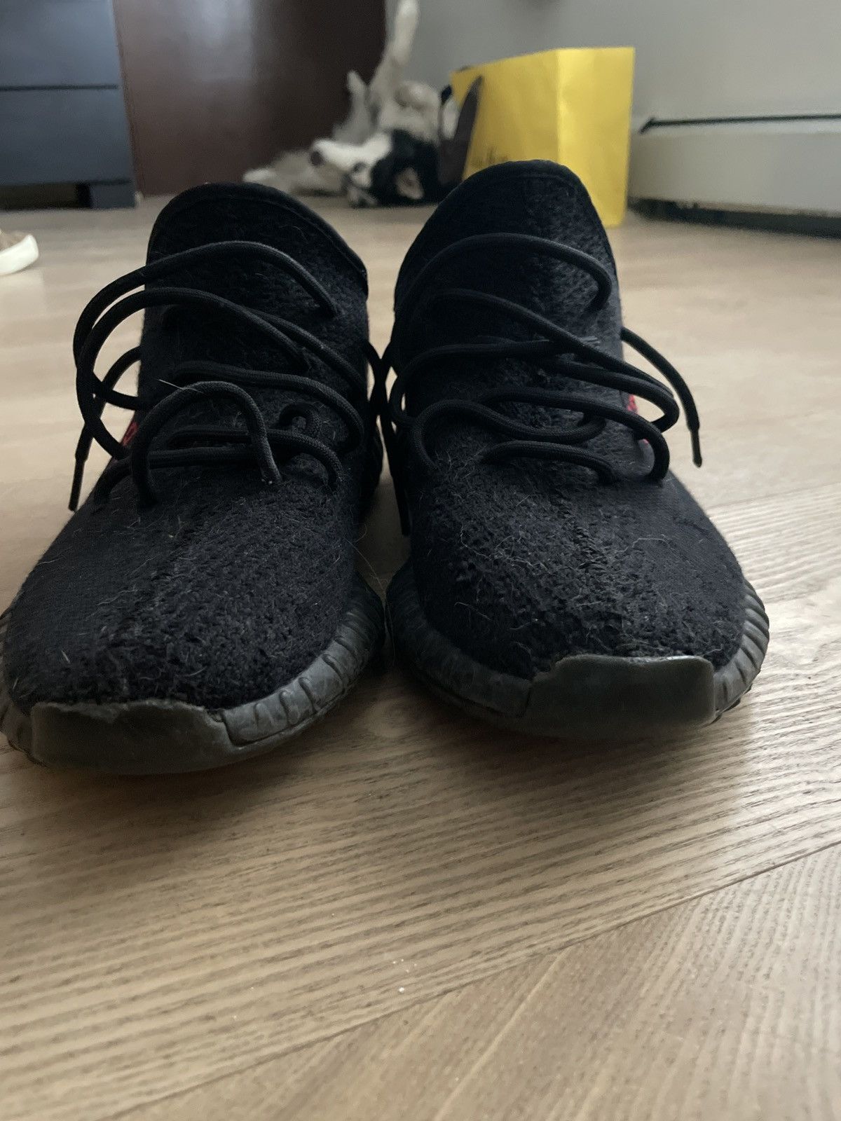 Adidas × Kanye West Yeezy Boost 350 V2 Bred 2017 Size US 10.5 / EU 43-44 - 4 Thumbnail