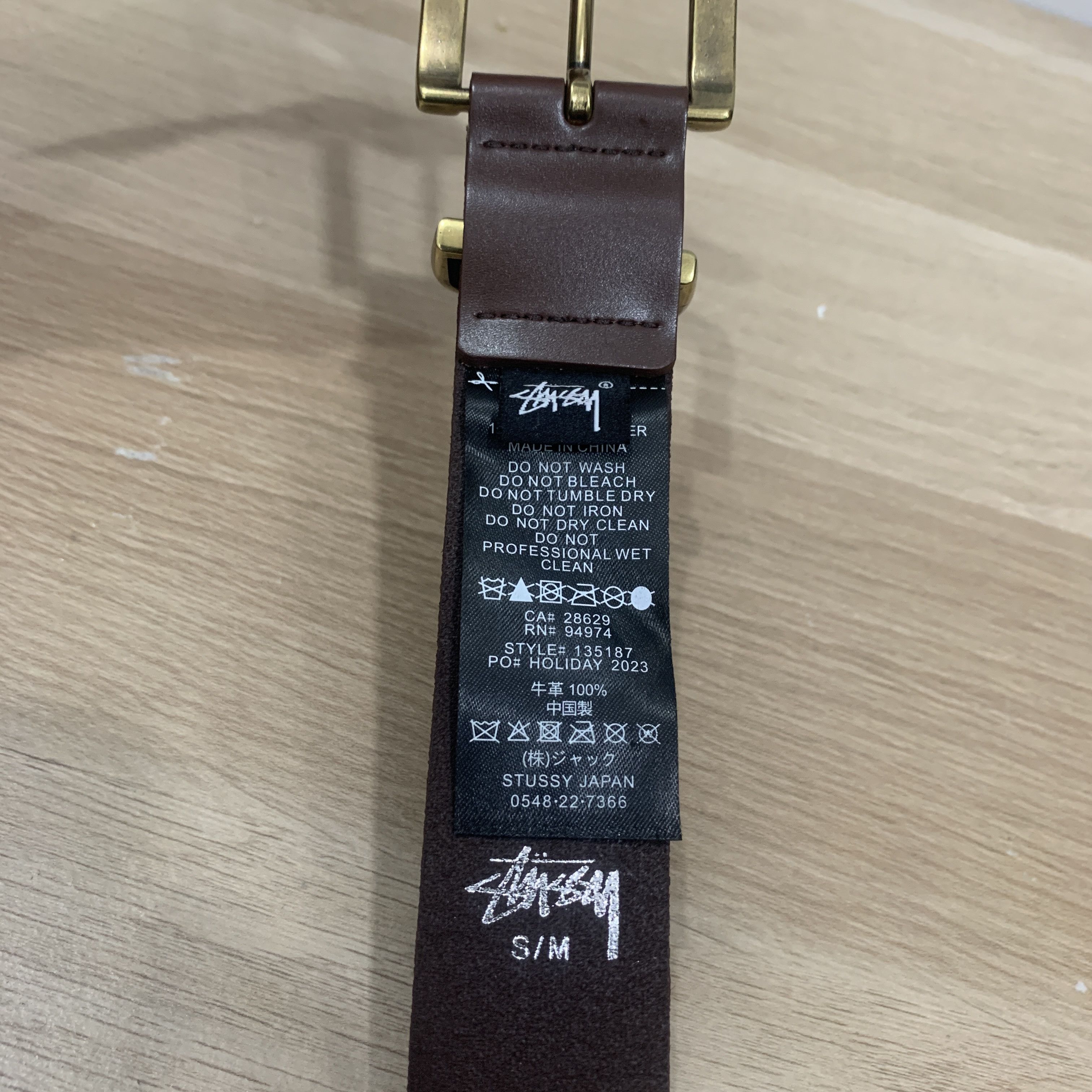 Stussy Metal s tip belt | Grailed