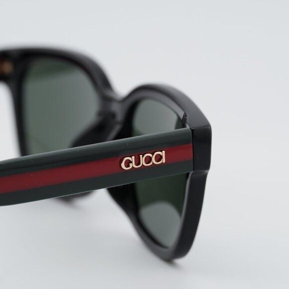 Gucci Gucci GG1872SK 001 Sunglasses Black Square Frame, Grey Size ONE SIZE - 5 Thumbnail