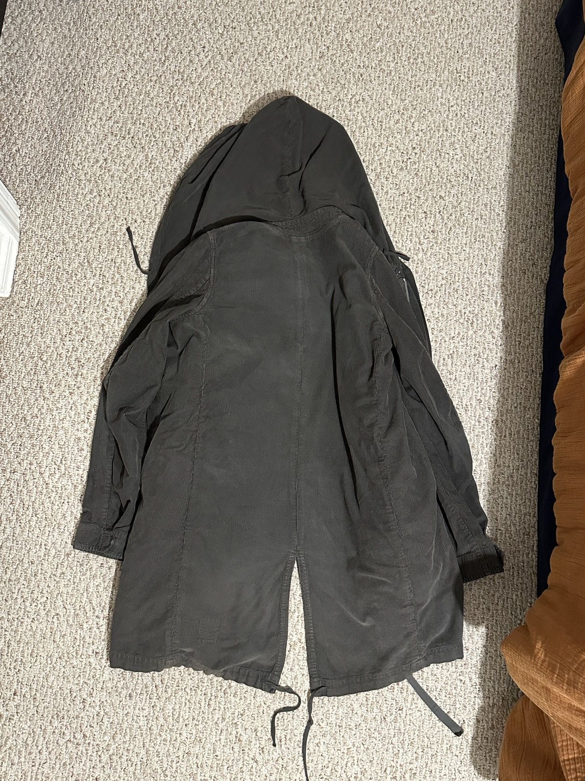 Rick Owens × Rick Owens Drkshdw OG Y2K / 00s Corduroy Fishtail Parka Size US M / EU 48-50 / 2 - 8 Thumbnail