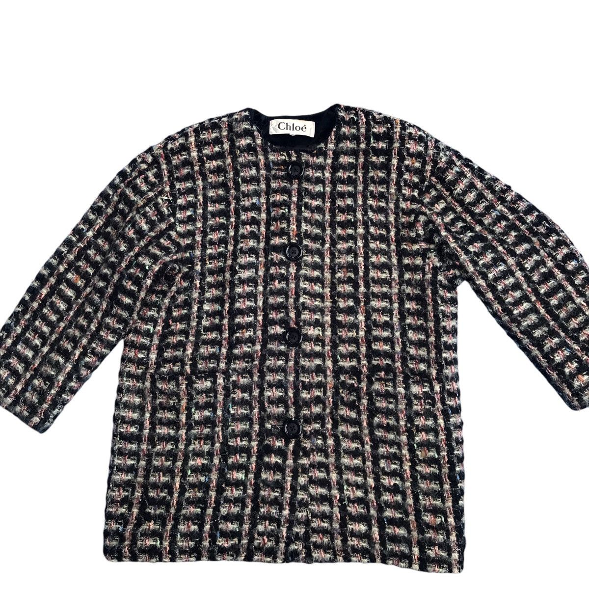 Chloe × Japanese Brand Chloe Wool Jacket Multicolors Size L / US 10 / IT 46 - 7 Thumbnail