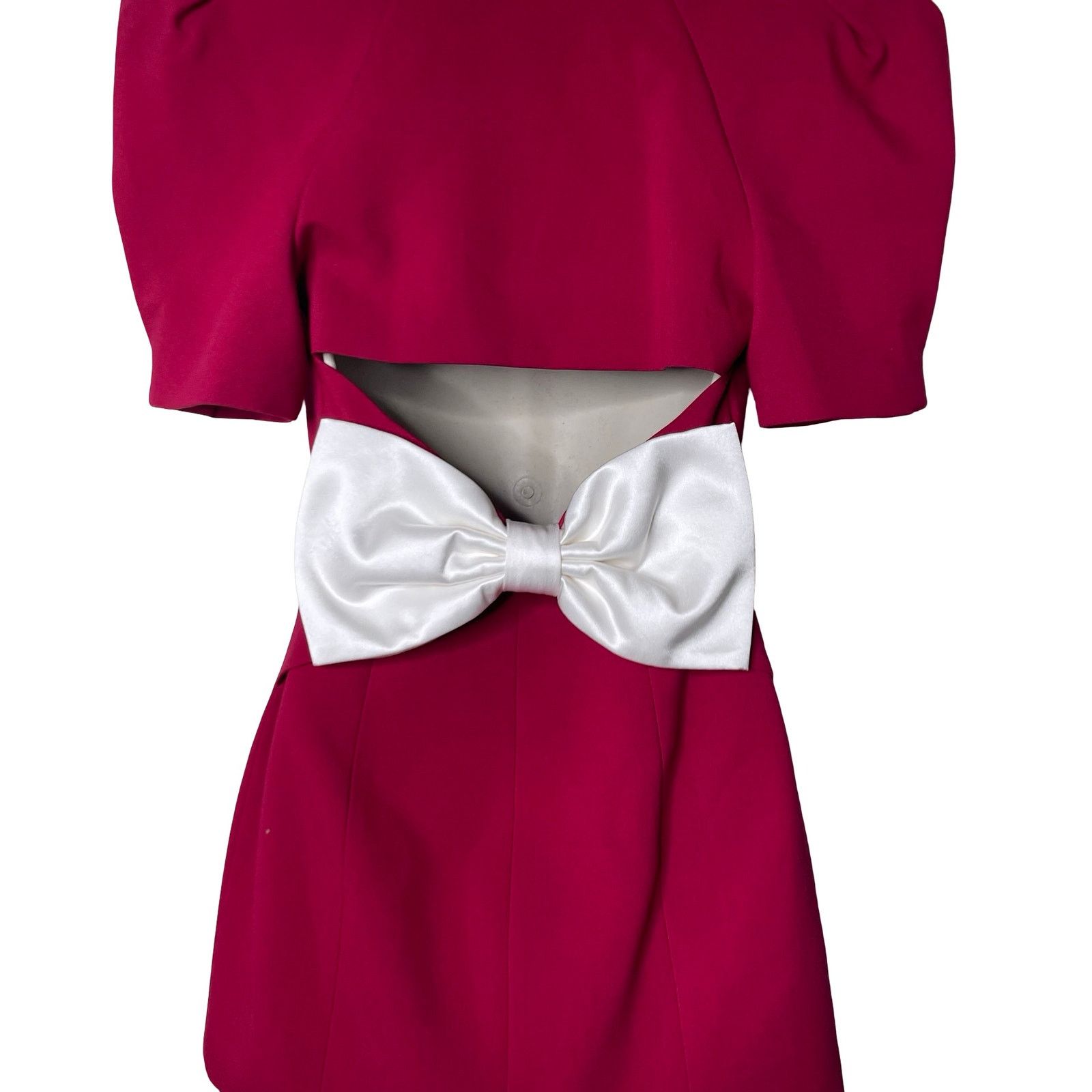 Other New Nana Jacqueline Alia Mini Blazer Open Back Bow Dress XS Size XS / US 0-2 / IT 36-38 - 4 Thumbnail