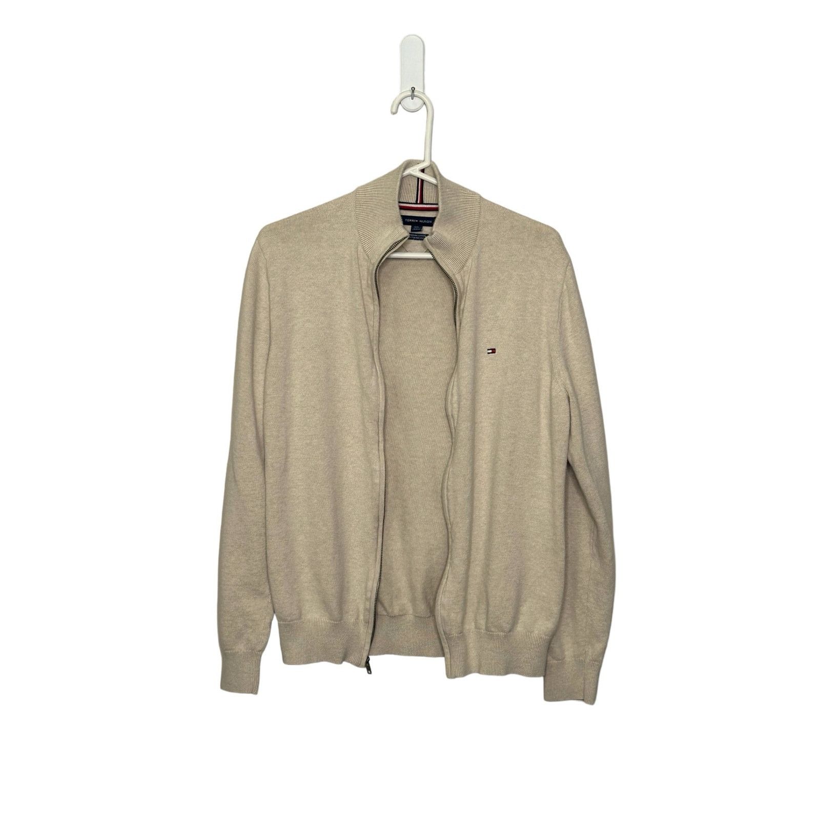 Tommy Hilfiger Tommy Hilfiger long sleeves knit jacket size Large Size US L / EU 52-54 / 3 - 5 Thumbnail
