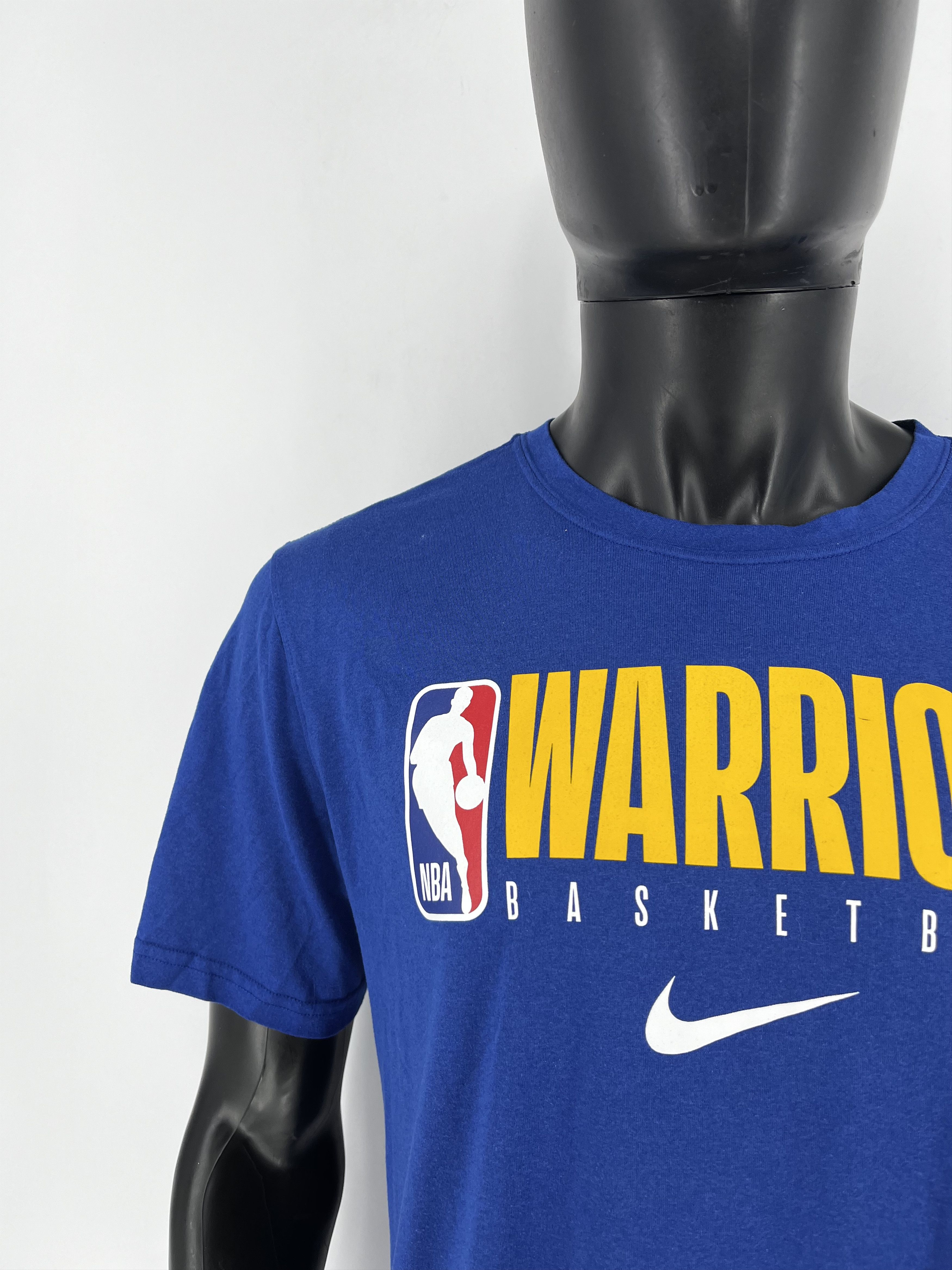 NBA × Nike × Sports Specialties Nike Golden State Warriors T-Shirt Mens L Blue Dri-Fit NBA Size US L / EU 52-54 / 3 - 6 Thumbnail