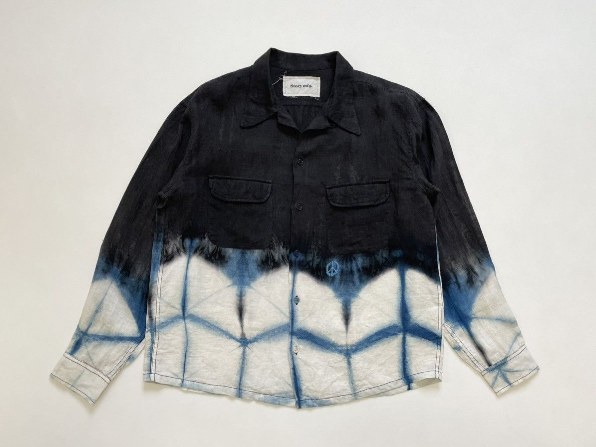 Story Mfg. ‘Peace Tie Dye’ Print Long Sleeve Shirt Size US L / EU 52-54 / 3 - 1 Thumbnail