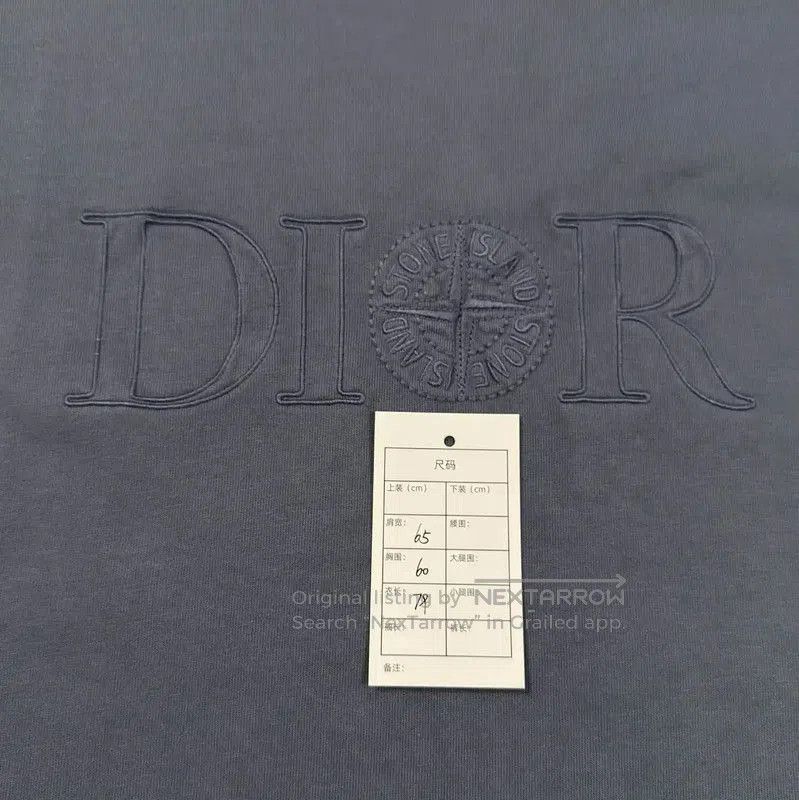 Dior Dior Blue Cotton Men's T-Shirt . Size US M / EU 48-50 / 2 - 7 Thumbnail