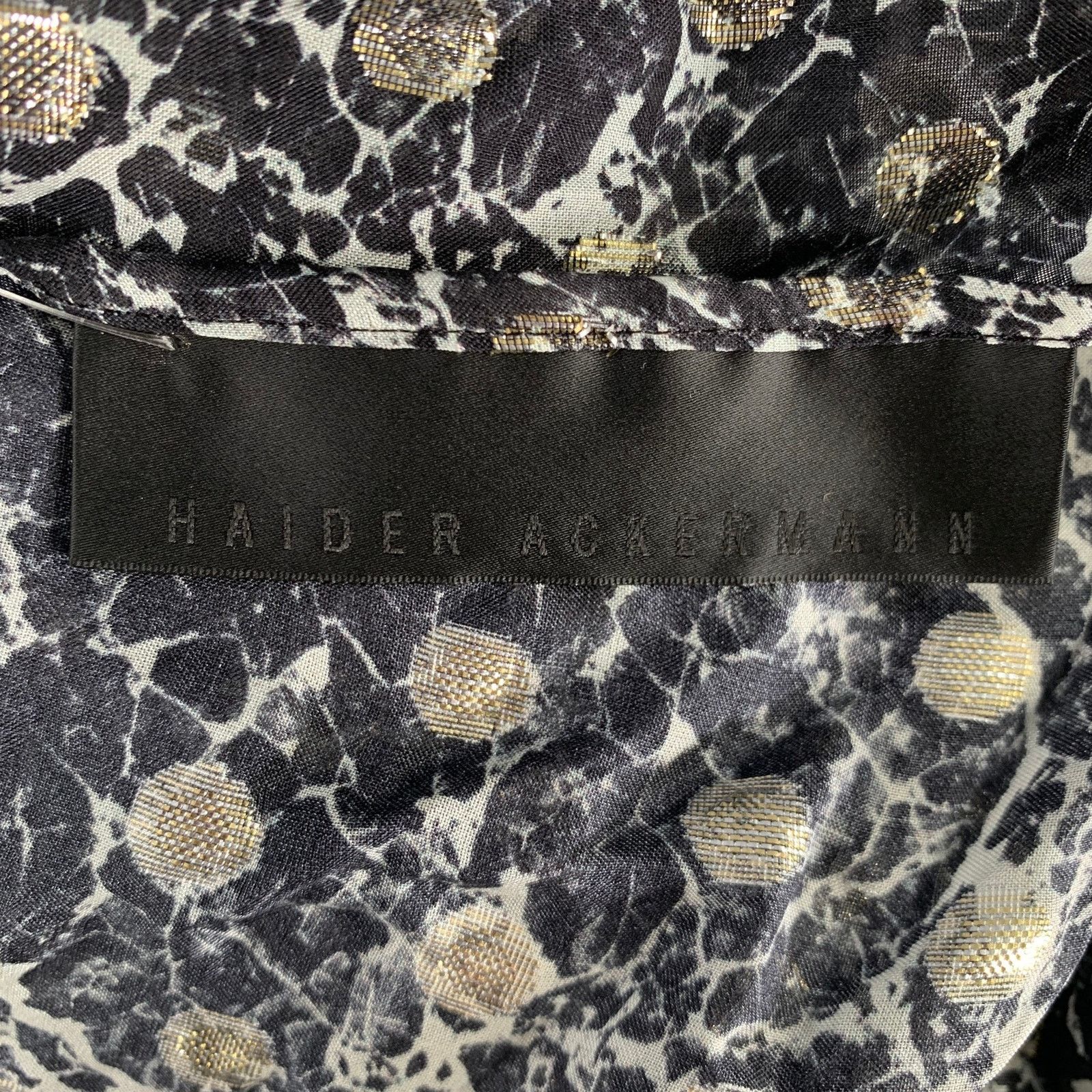 Haider Ackermann HAIDER ACKERMANN Black & White Abstract Scarves & Shawls Size ONE SIZE - 3 Thumbnail