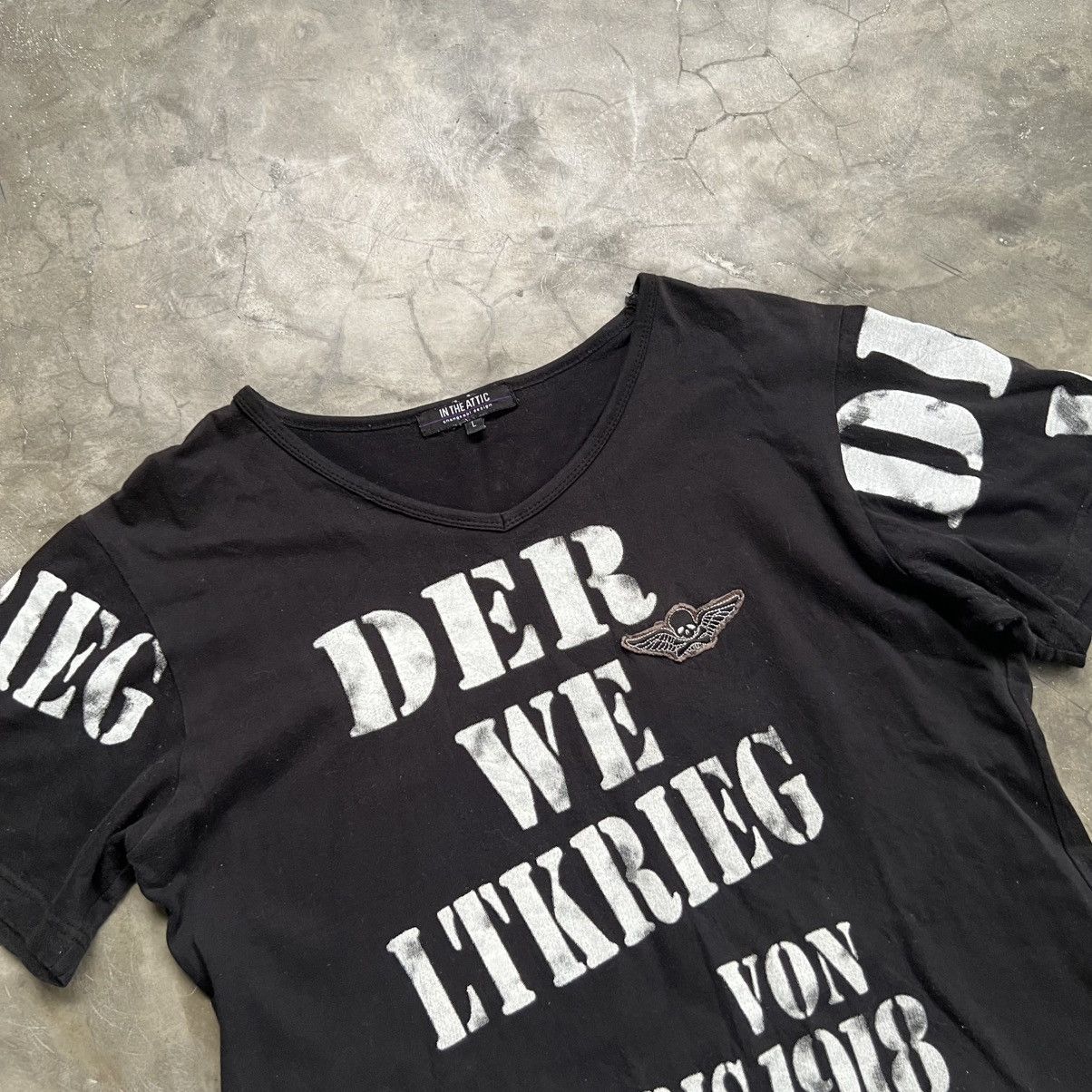 In The Attic 2000’s In The Attic Vkei Style Der We Ltkrieg T- Shir Size US L / EU 52-54 / 3 - 3 Thumbnail